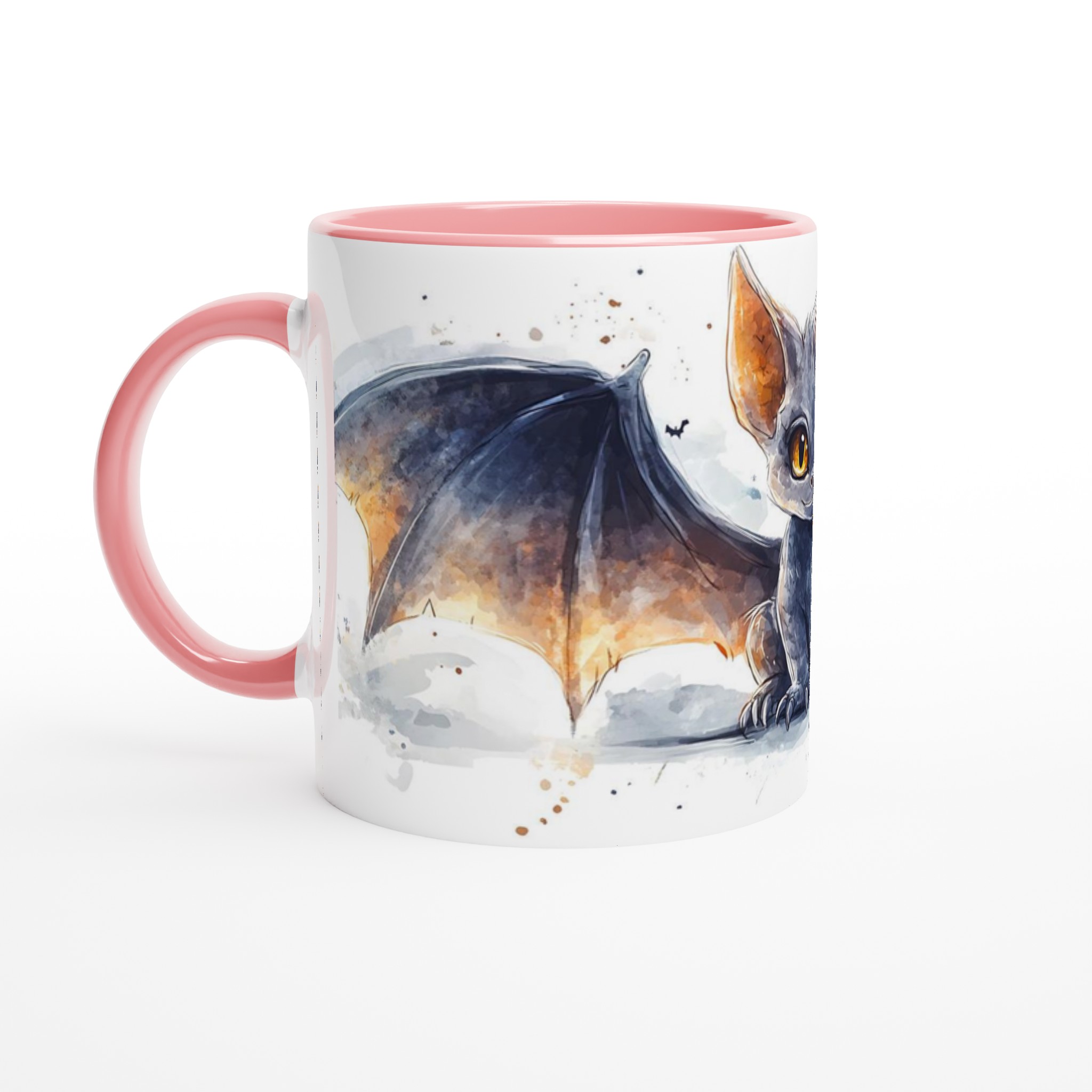Söt Fladdermus Akvarell Mugg - Unik Keramikmugg i Flera Färger (11 oz) 6 f8397063-faea-4e66-af5b-ac2ebb7c1049