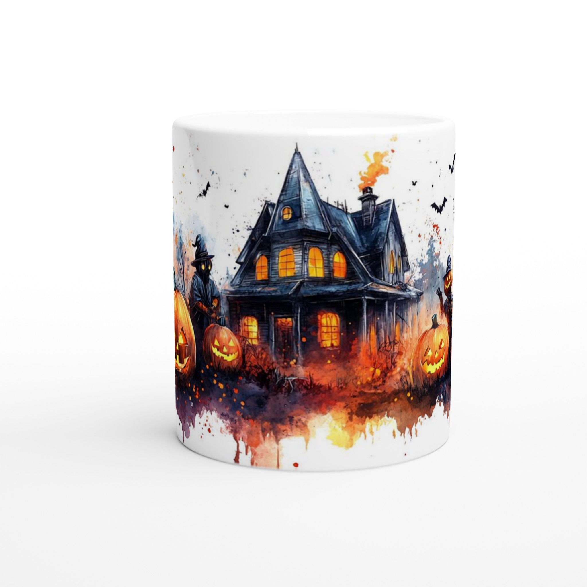 Spooky Halloween Jack-O'-Lantern Keramikmugg – Perfekt för Höstmys i Valfri Färg! 8 f8679f58-f66c-433c-b696-089a82378ff3