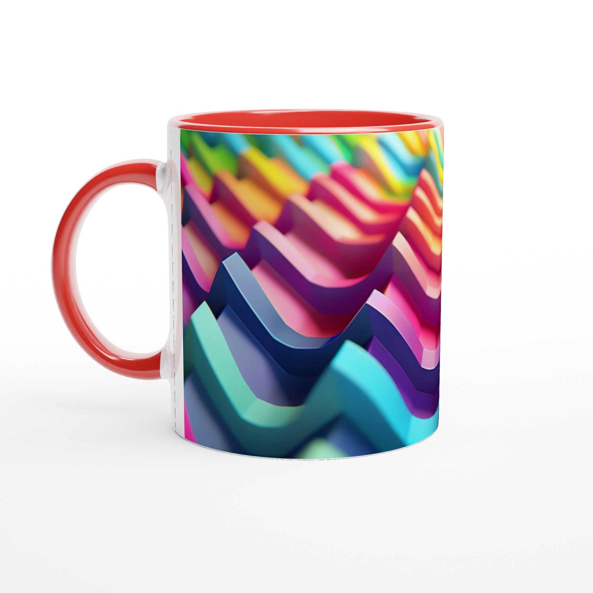 Färgglad Vågmugg i Keramik – 11oz Kaffemugg i 7 Livfulla Färger för Din Unika Stil 6 f8b17c3f-9cf7-4e50-9ab7-c69b9d349668