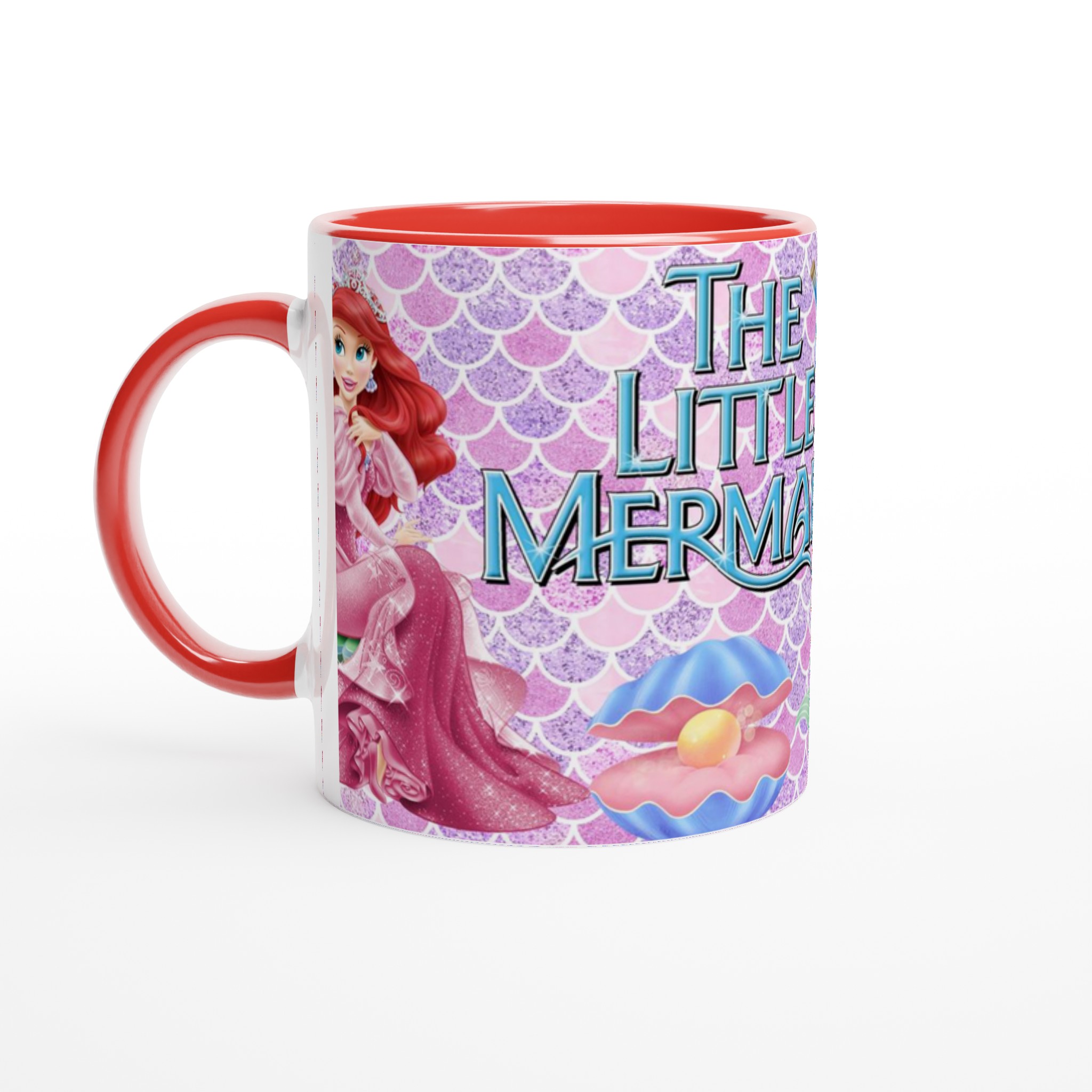Vit 11oz keramisk mugg med The Little Mermaid – Livfull design i valfri keramikfärg 5 f8b39eba-eb96-4ded-b2a8-134d343915f3