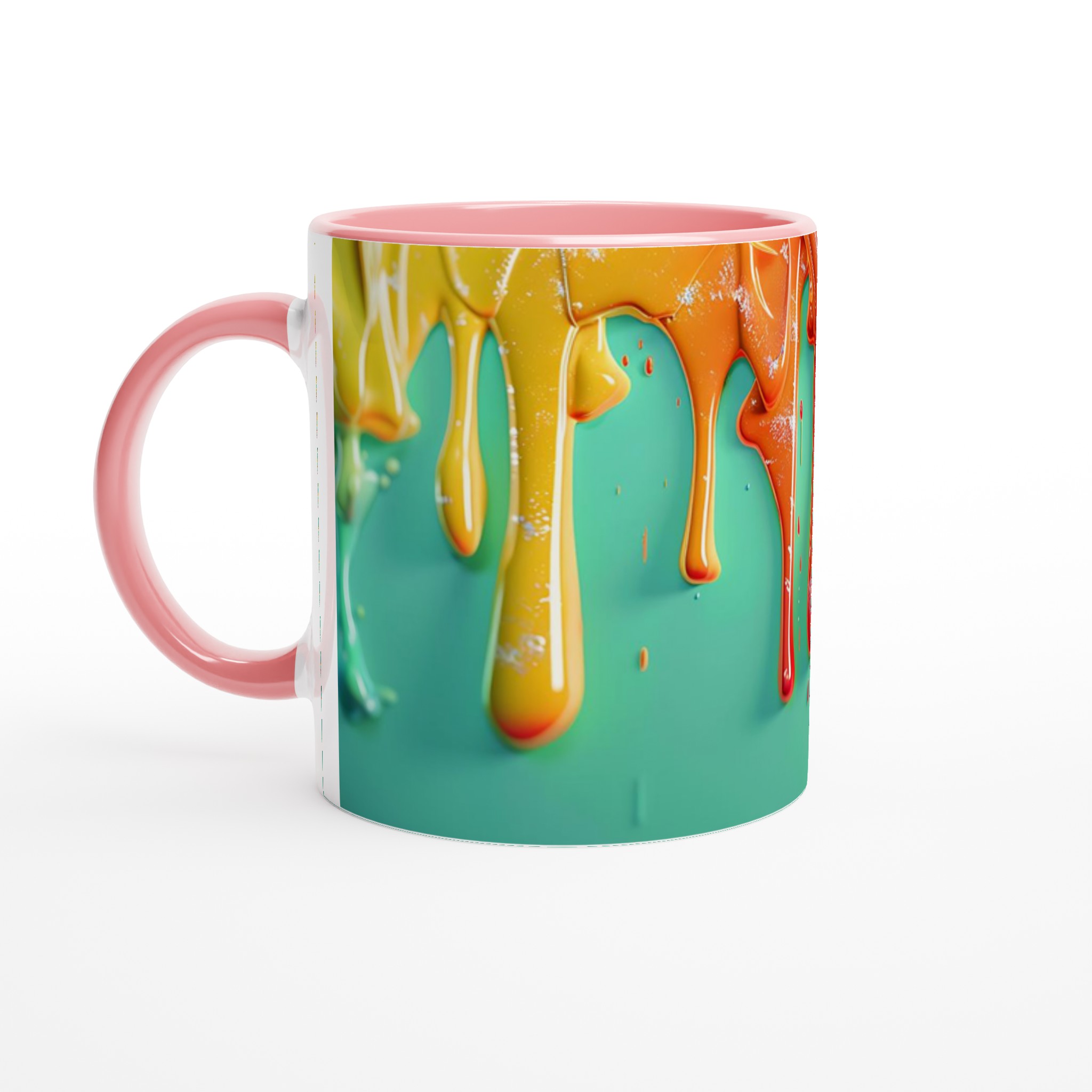 Färgglad Stänk Keramikmugg - 11oz premiummugg i 7 livfulla nyanser för kaffe, te & glädje! 6 f8cdd357-7a73-4036-8b55-1b31e6102912