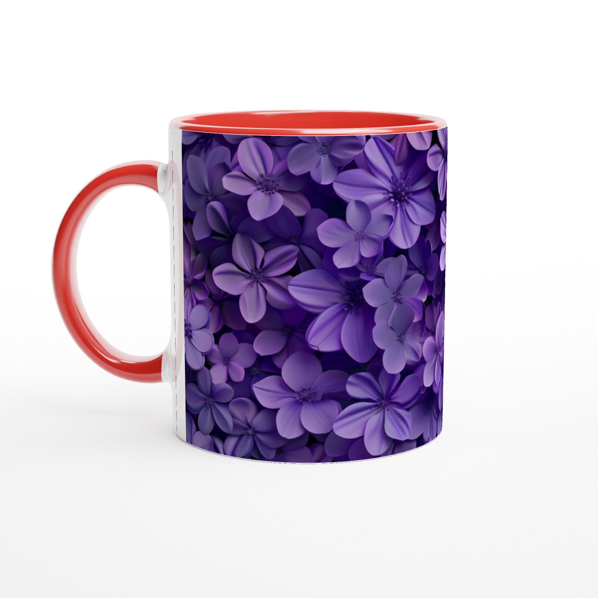 Lila Blomsterdröm Keramikmugg – Din Kaffepaus i Sju Färgstarka Nyanser 5 f8d20913-b085-4e68-8612-88bf2f40b338