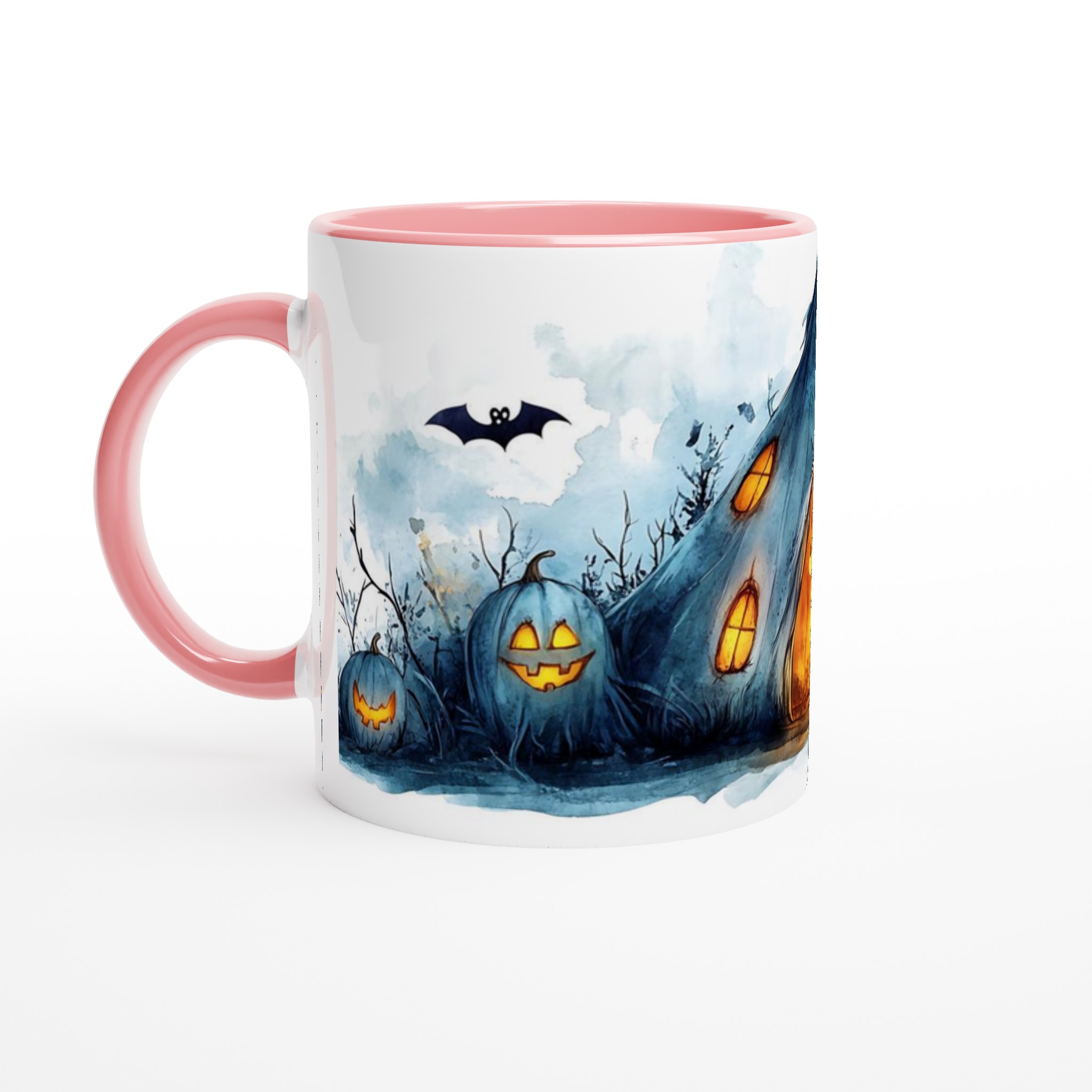 Spooky Halloween Camp Watercolor Mugg - 11oz Keramisk Mugg för Mysiga Höstkvällar 6 f986d47b-8765-4bf5-b060-fea4b6a98d9e