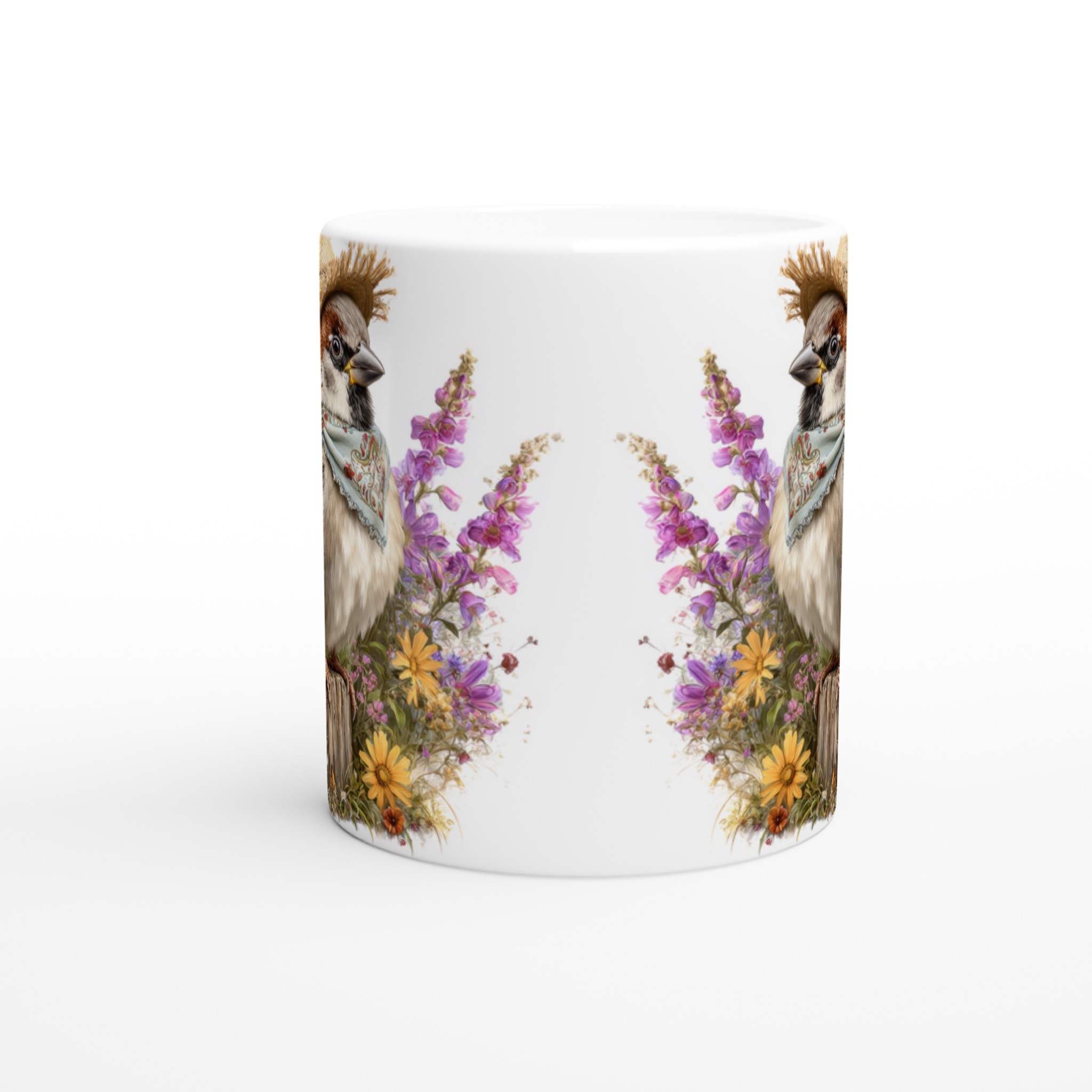Charming Sparrow Ceramic Mug 11oz – Choose Your Color for a Delightful Daily Sip 8 f98ea46e-b38e-4745-b368-e562e454b0c1