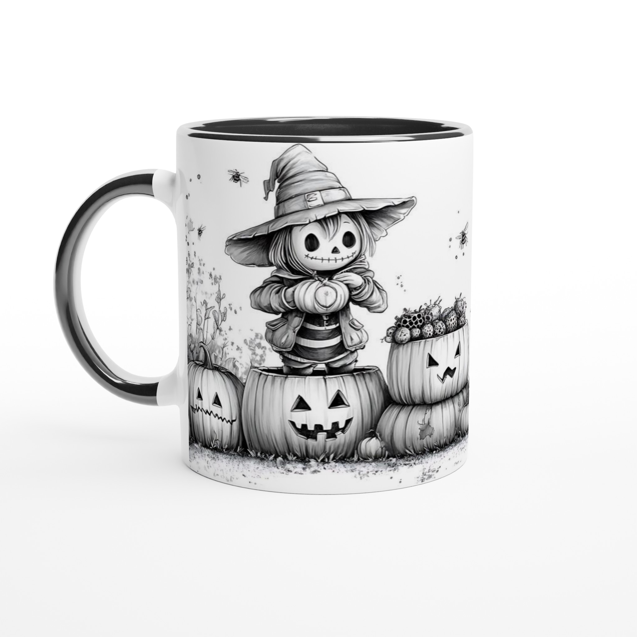Söt Halloween Skrämsel: Pumpa Jack-o'-Lantern Muggen – Välj din färg! 4 f9b3af82-8dc4-423d-88df-c5d7a3684881