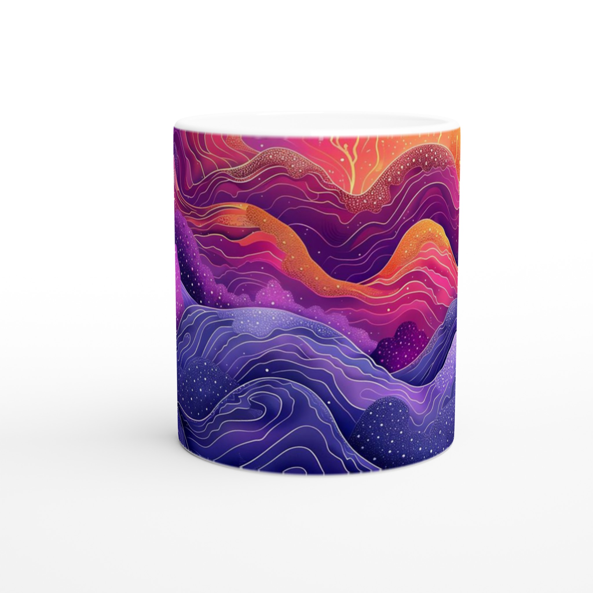 Magisk Bergskedja – 11oz Keramisk Mugg för Kaffe & Te i Sju Färgstarka Nyanser 8 fa09939c-f38d-48a3-83ae-ab3d89ff3728