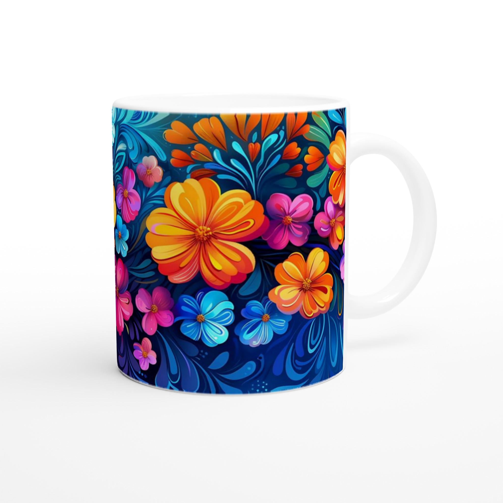 Blomstrande Keramikmugg 11oz – Välj bland 7 Livfulla Färger för Din Favoritdryck 9 fa3906bc-349d-443e-9d1e-3dd80d9ecf56