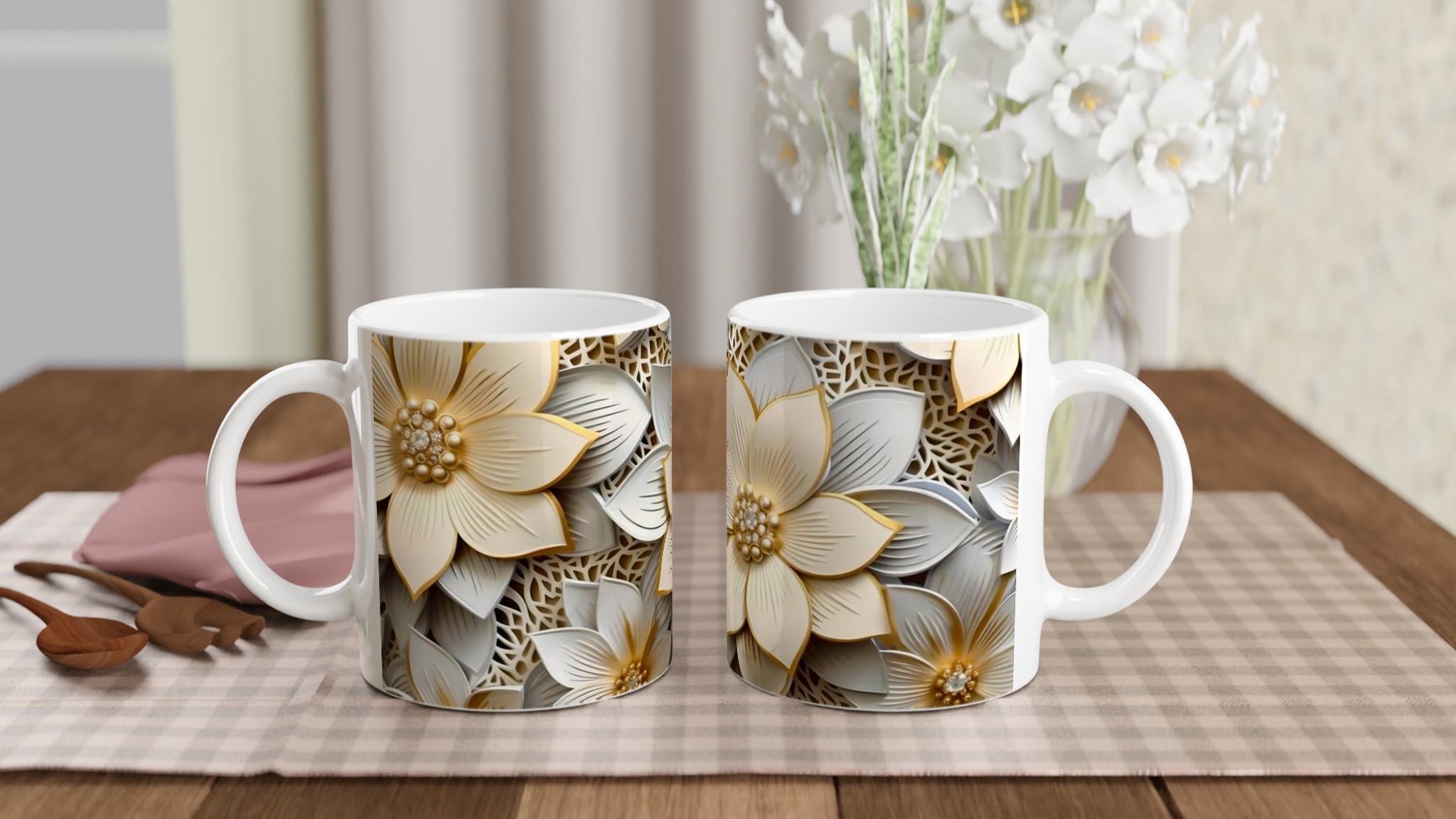 Elegant Vit 11oz Keramisk Mugg med Guldaccent – Välj Din Favoritfärg 10 fa4a2587-5d4c-4aab-9b00-bf78eb9807f0