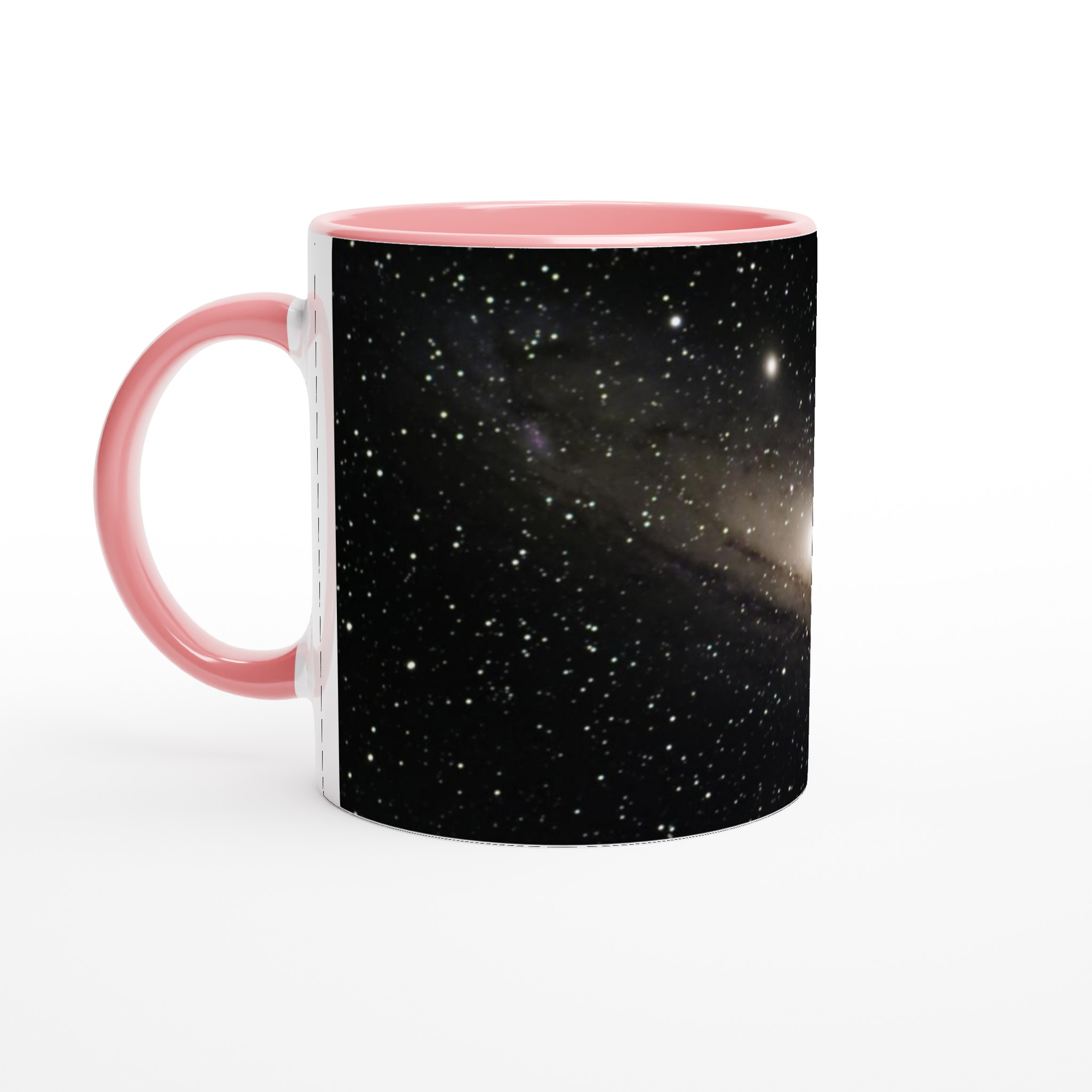 Vit 11oz keramisk mugg med stjärnklart rymdmotiv – välj bland flera färgstarka keramiknyanser 6 fa55309d-4c43-4928-95e6-40b7728a20d8