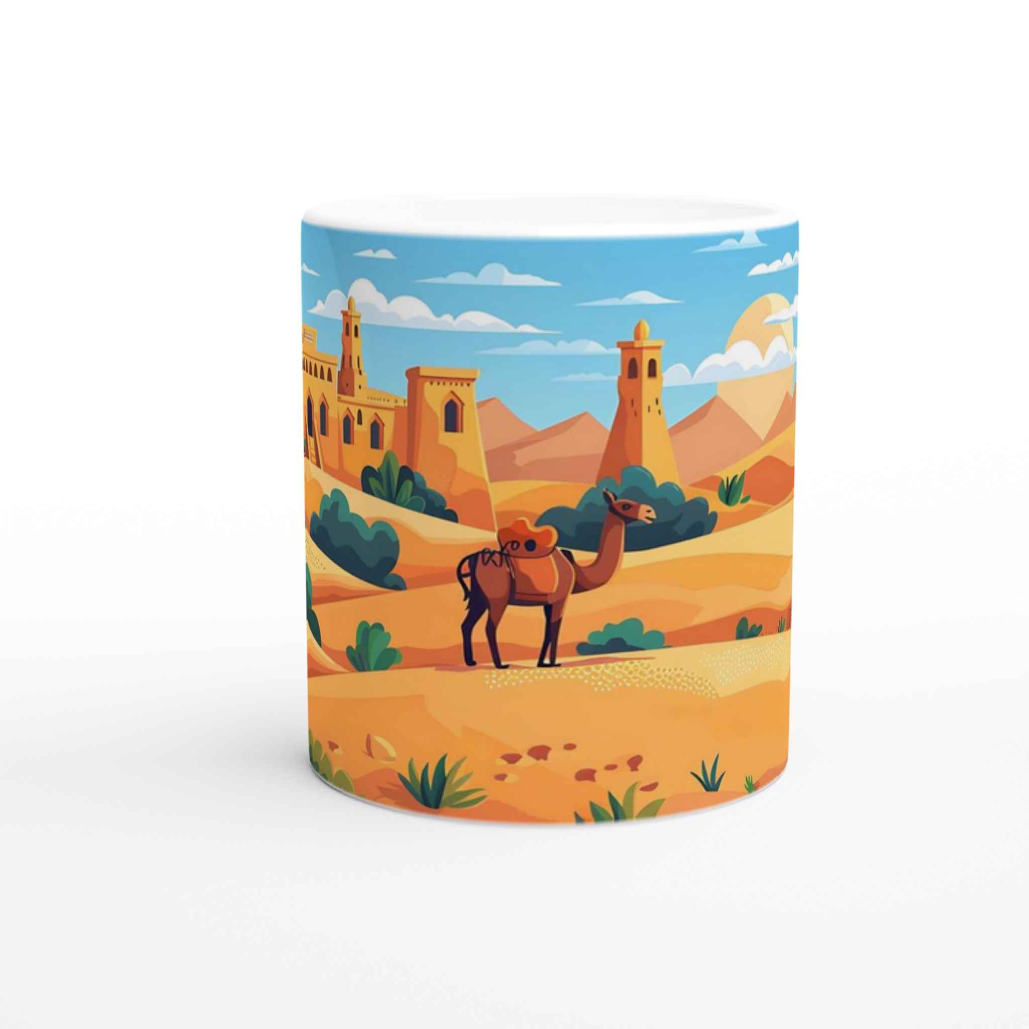 Ökensafari Keramikmugg - 11oz, Levande Design & Hållbar Kvalitet i Ditt Val av Färg 8 fa8494cc-94e3-4224-a62c-8ec2d8afc3db
