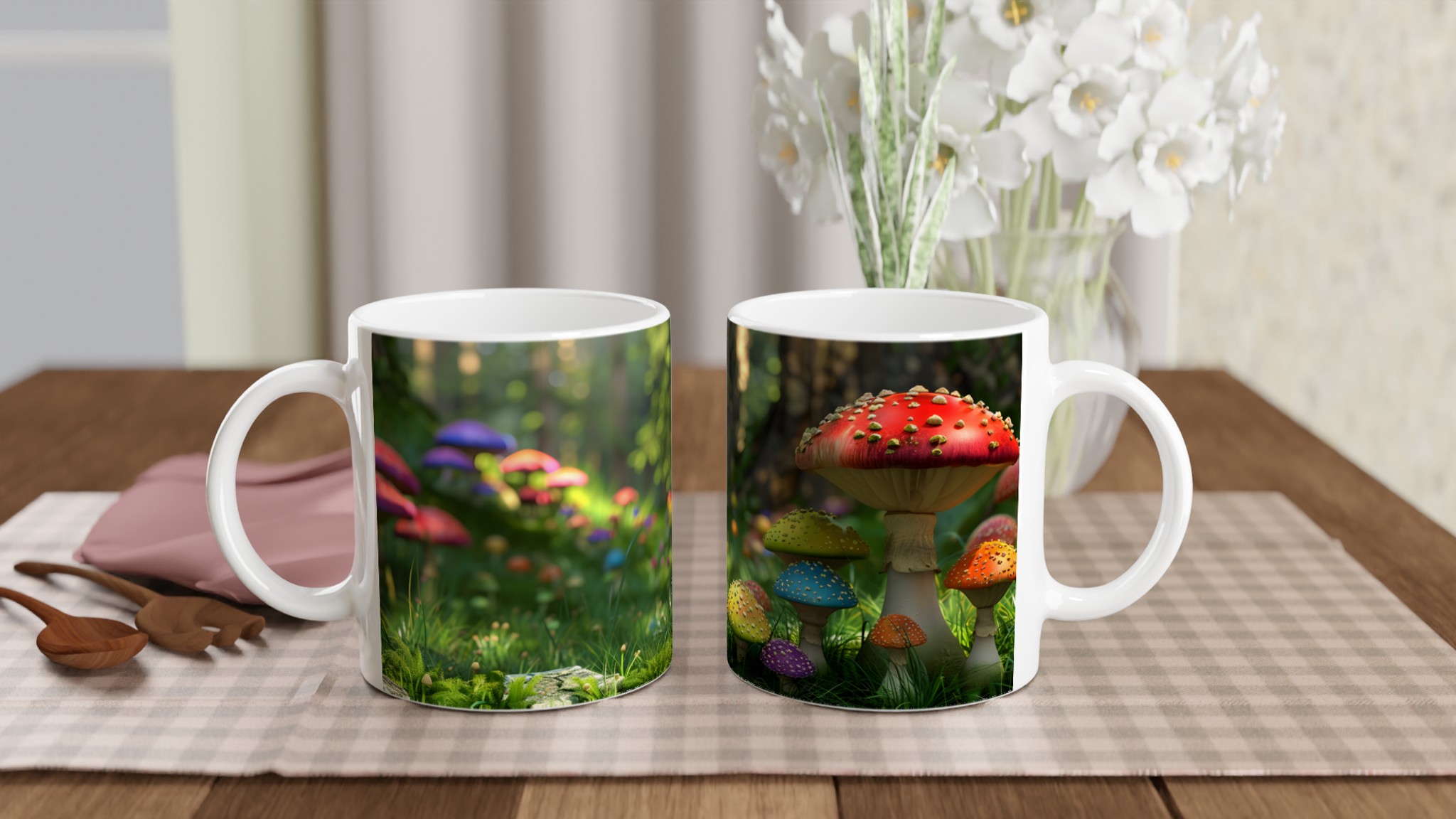 Magiska Skogsmuggen: Färgstark Keramikmugg 11oz – Välj din fantasi! 10 fae45559-5998-446e-8b38-8505a0cf0084