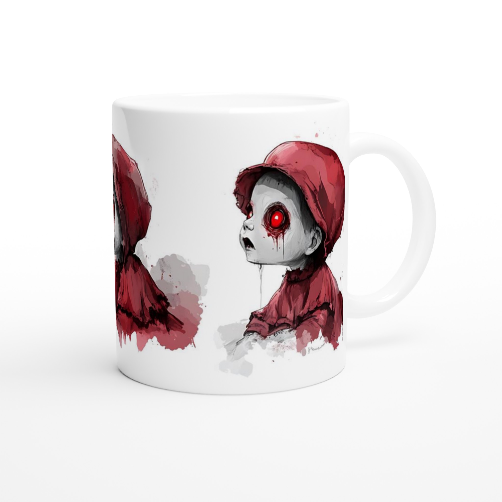 Red-Eyed Horror Doll Ceramic Mugg - Unik design för skräckälskaren 9 fb29903d-45eb-4ab7-9913-9b685c5356a9