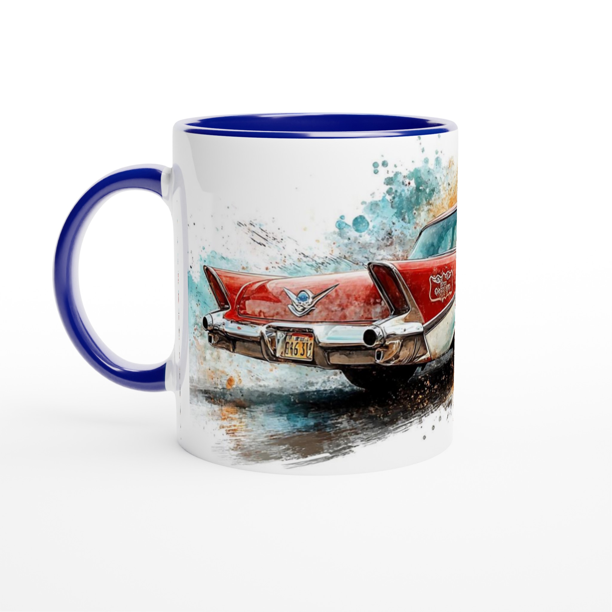 Route 66 Retro Mugg – 11oz Keramikmugg med Vintage Bil & Akvarelldesign, Välj din färg! 2 fb46d0c7-2987-4f6e-a9ec-b2baae88ce4e