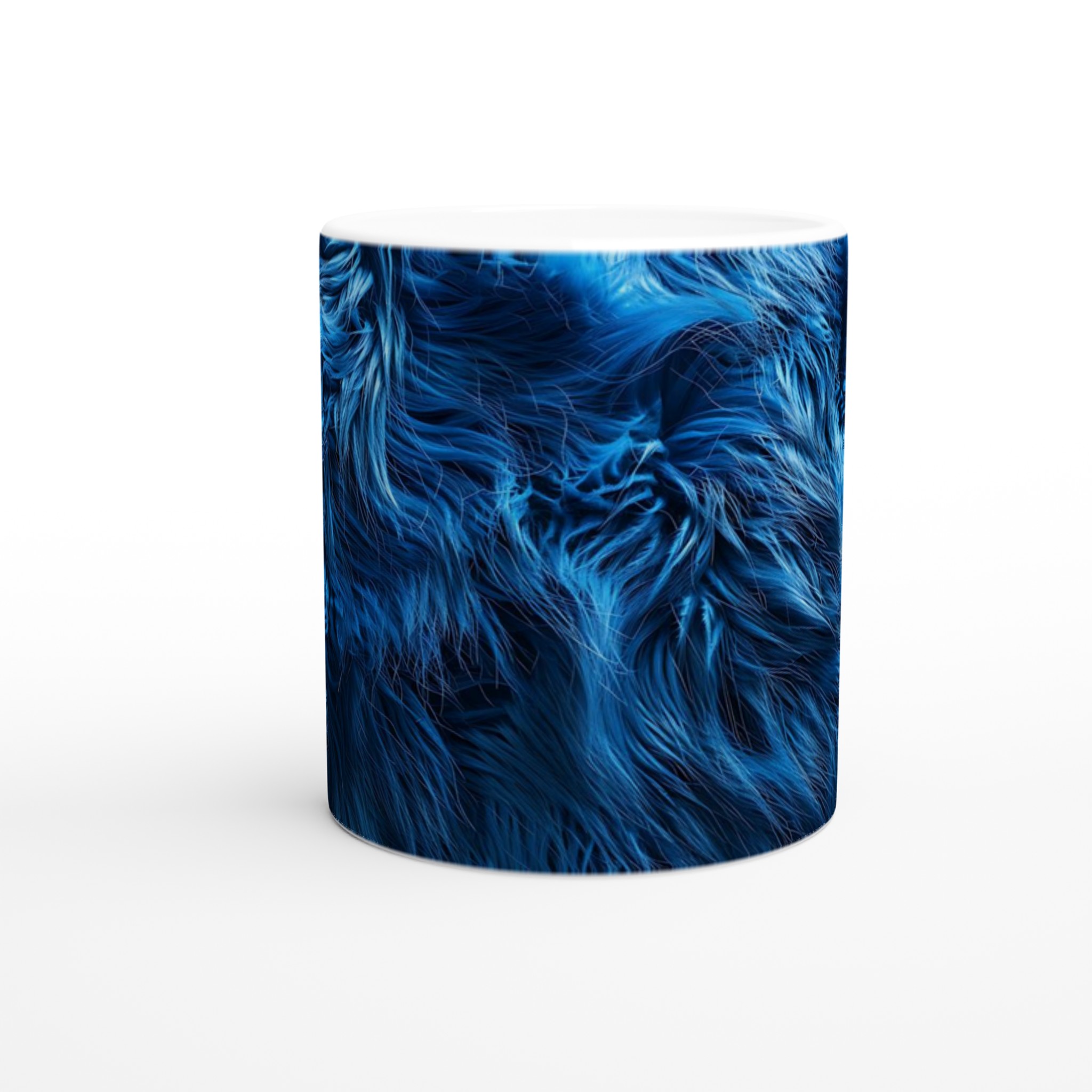 Elegant Vit 11oz Keramisk Mugg med Djupblå Designer i Sju Färger 8 fb749baf-45f5-475a-a02a-a59fb81d91c7