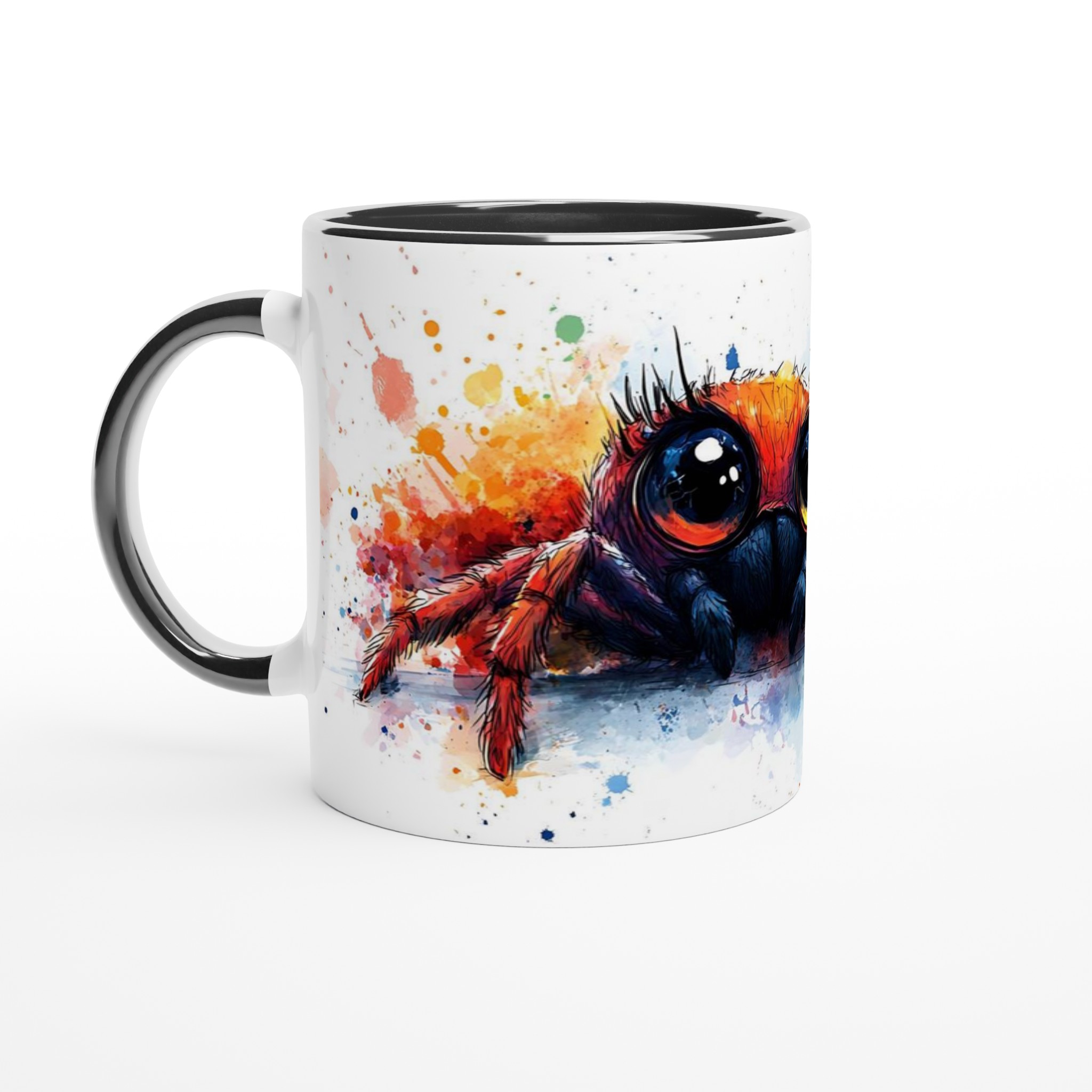 Söt akvarell spindelmugg - Levande, Lekfull Design med Stora Ögon. Välj din favoritfärg! 4 fbd41ddf-f762-4fba-b93b-ec3956e6464b