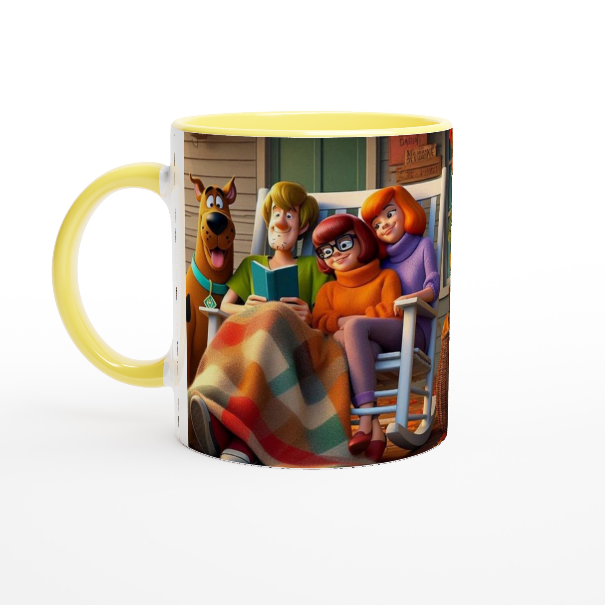Vit 11oz keramisk mugg med värmande höstmotiv – välj din favoritfärg och gör kaffestunden magisk 3 fc1ffa25-e5ad-4f92-89aa-8e70ca5b8e28
