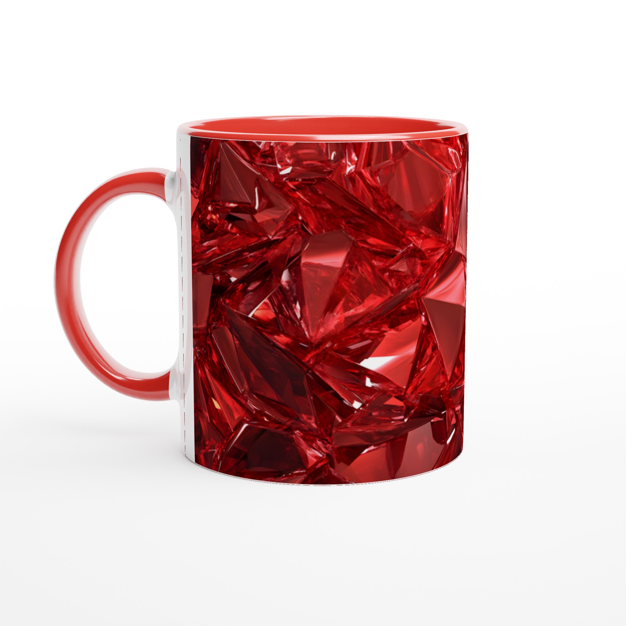Rubinröd Kristallmugg – 11 oz Keramisk Mugg för Glittrande Drycker i Sju Färger 5 fc4c9c98-6ccf-4d67-bc38-096c0449cf6f