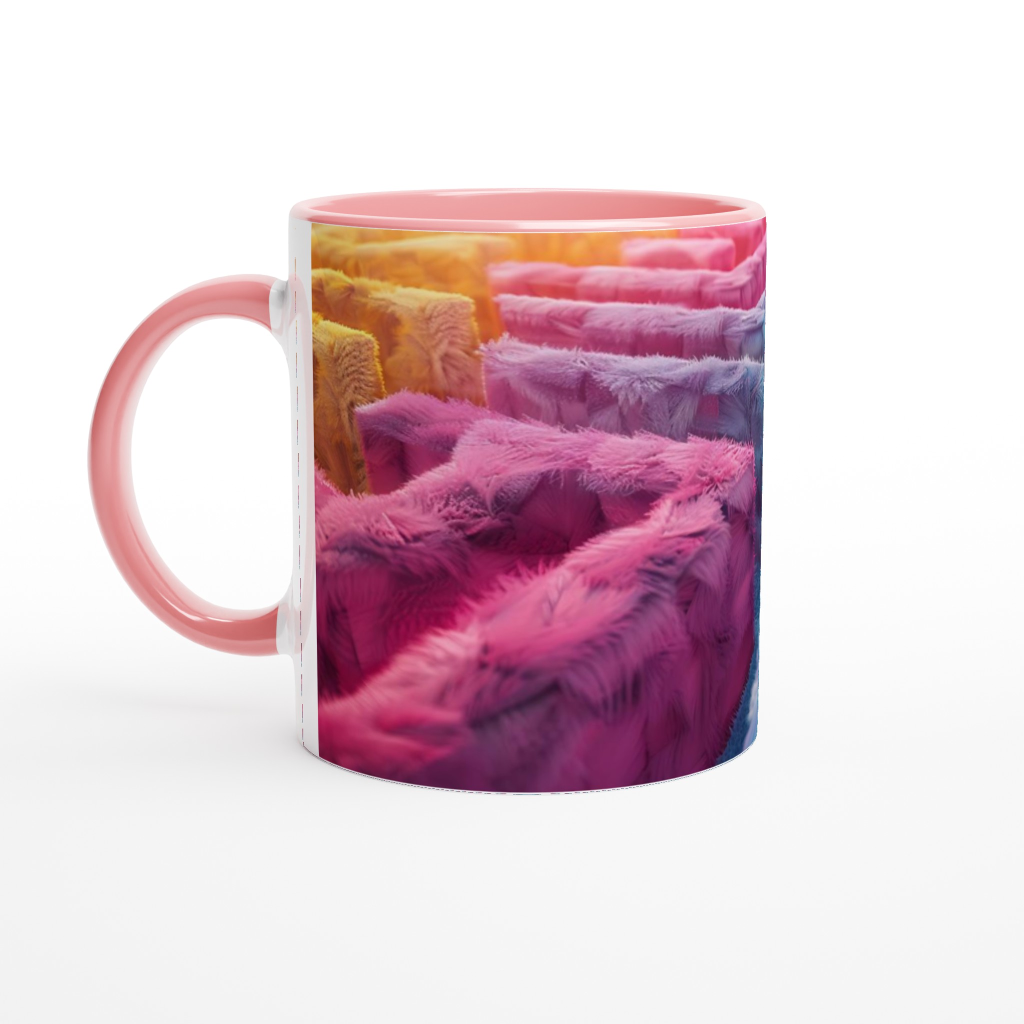 Färgglad Labyrint 11oz Keramisk Mugg – fluffig, lekfull design i sju livfulla nyanser 6 fc766c92-1b36-4ccf-b744-7d2382f533eb