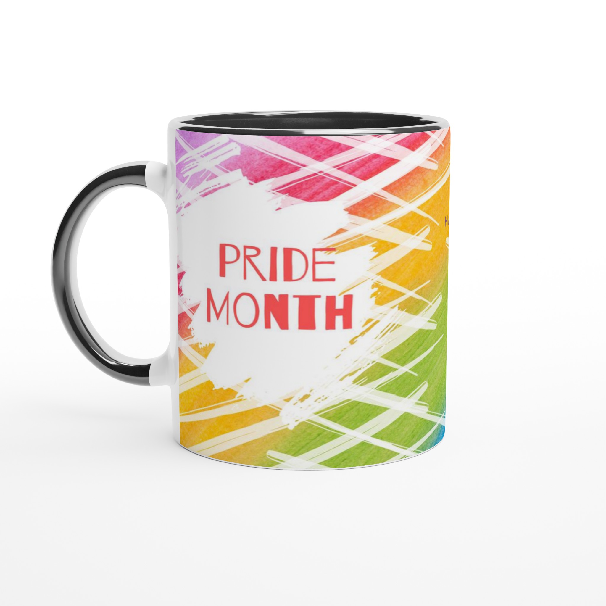 Vit 11oz keramisk mugg – fira Pride Month med färgstark stil i sju keramiska nyanser 4 fcb5c23d-0672-469f-99f6-e1256f1946b3