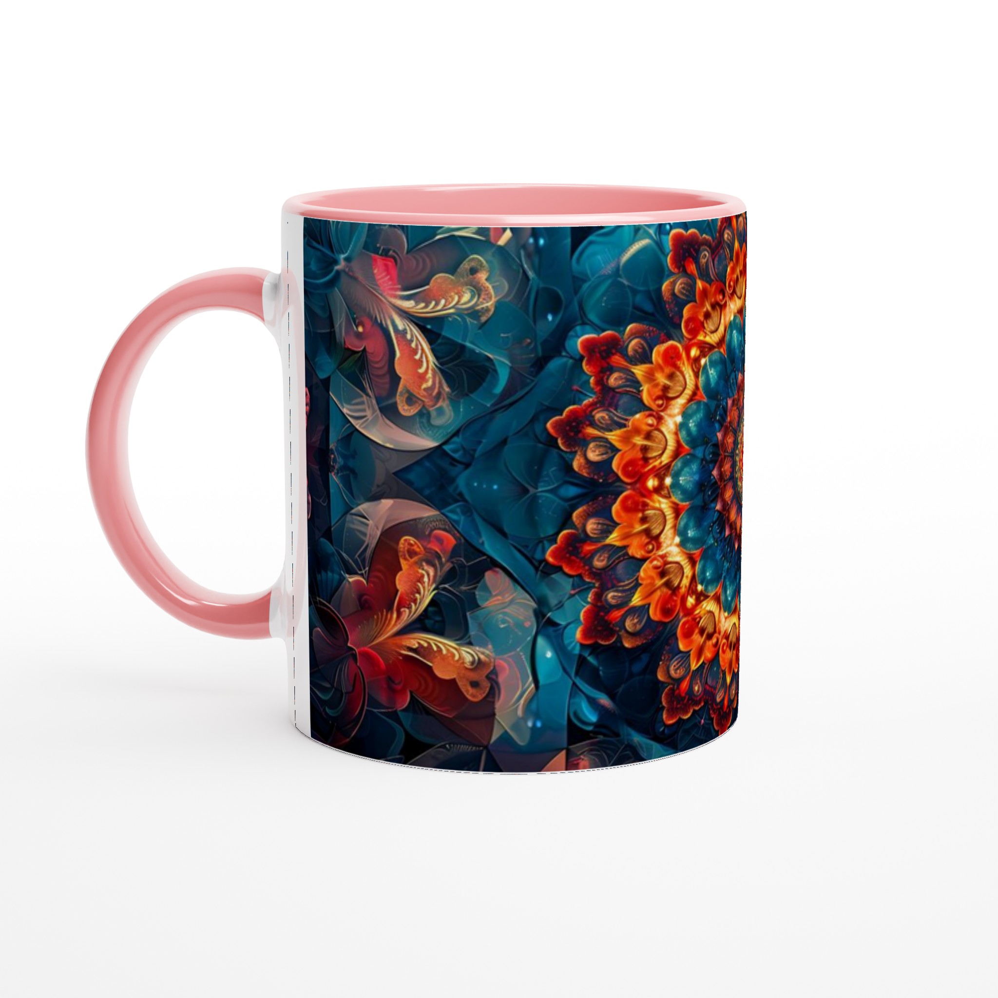 Abstrakt Mandala Keramikmugg - Livfull Design i Ditt Val av Färg 6 fcb7861c-241e-47ef-bac4-c9a5b0e3e4c0