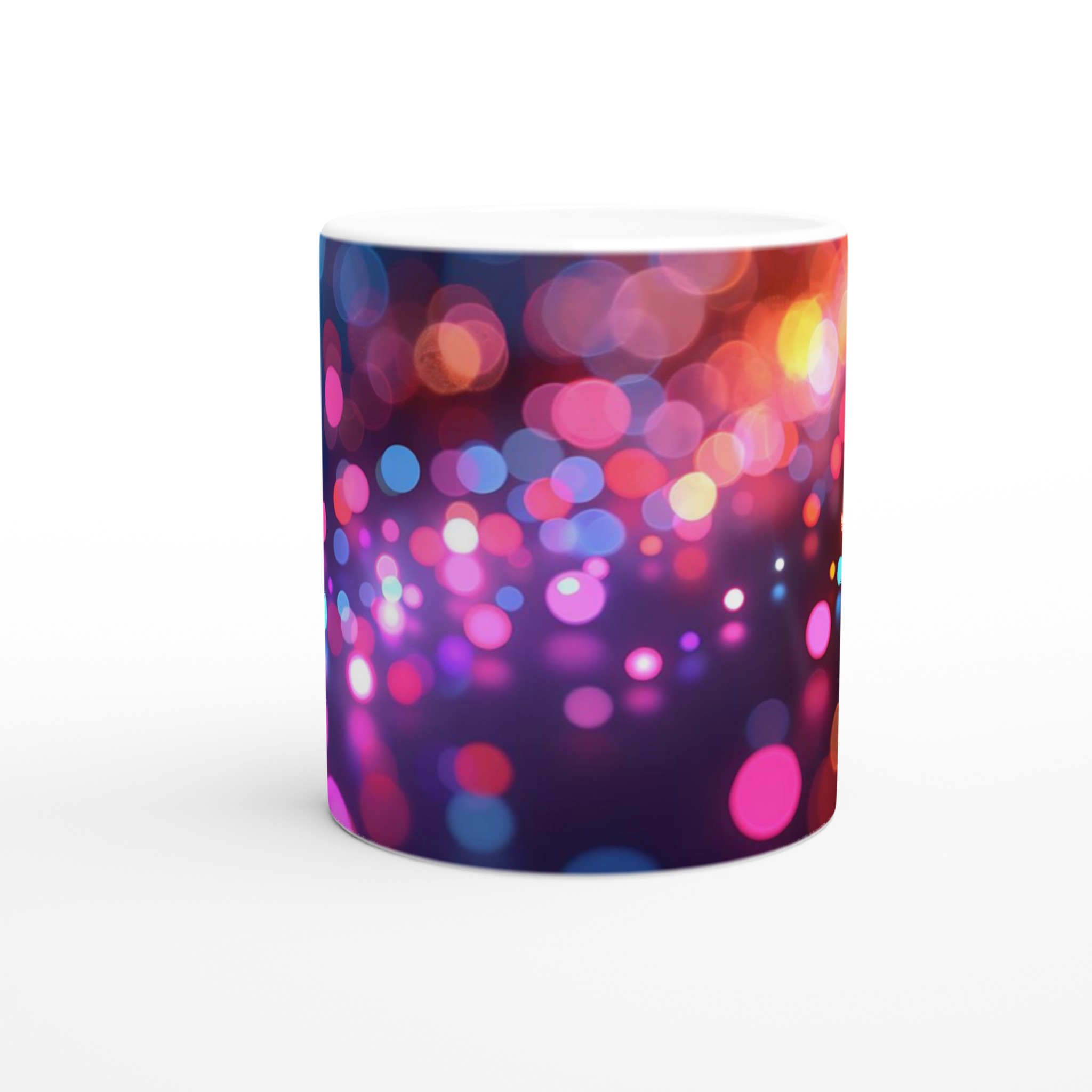 Färgsprakande Bokeh Keramikmugg - 11oz, Välj Din Favoritfärg! 8 fcd0a834-6ad7-4276-bfb8-b4bd6e597442