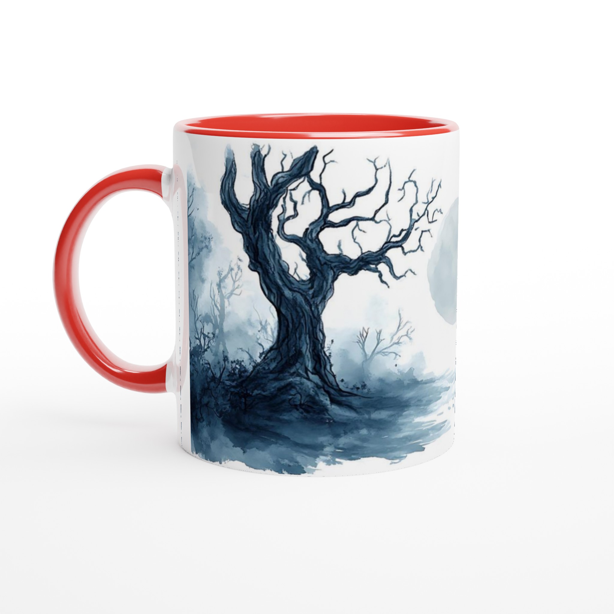 Mystisk Månnatt 11oz Keramisk Mugg – Drömsk Skogsdesign i Akvarell 5 fcf7f960-5525-40e4-b31b-f4aaa87d148f