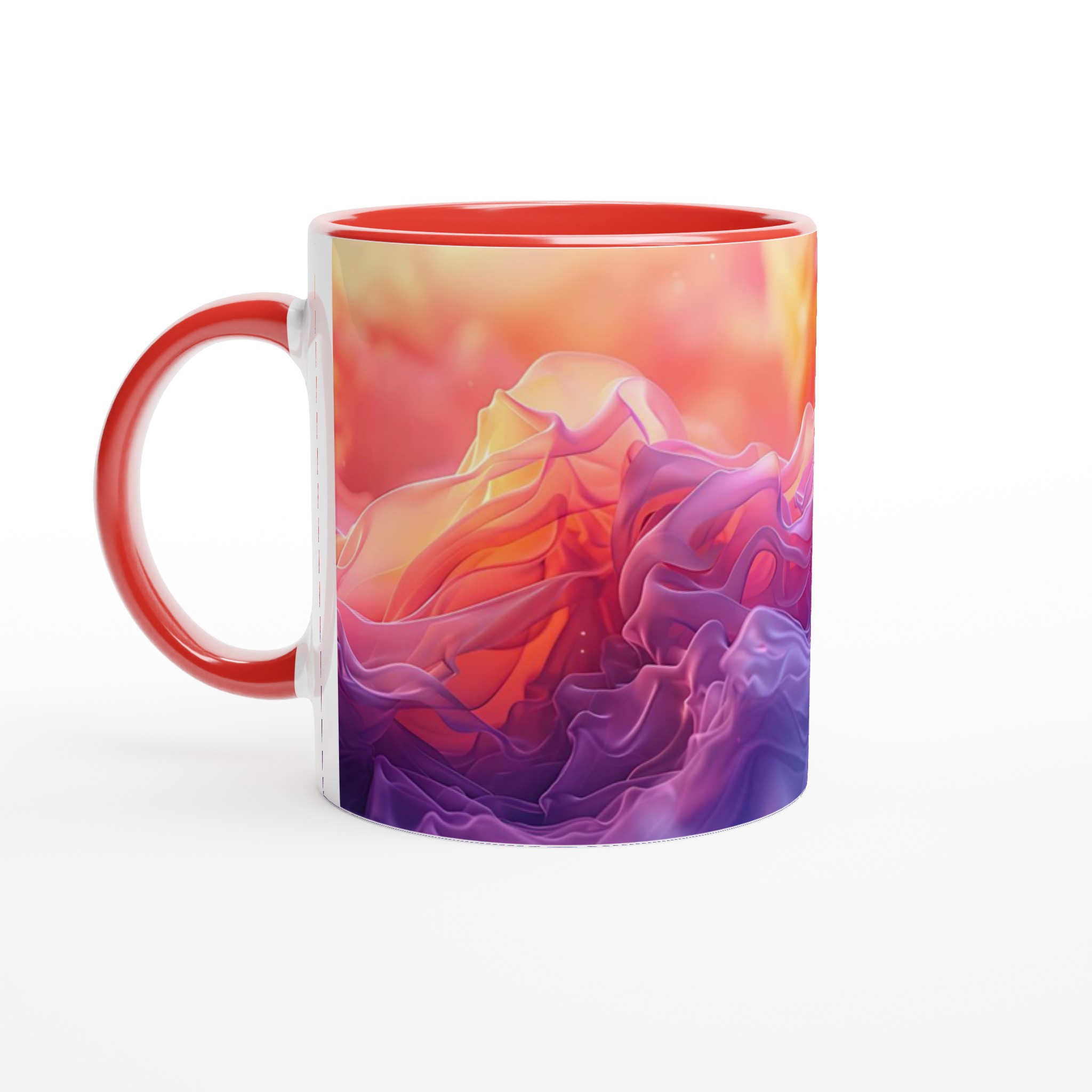 Abstrakt Färgprakt 11oz Keramisk Mugg – Drick med Stil i Varmrosa & Lila Nyanser 5 fd16b354-d54e-49ae-bd95-3f7971982b79