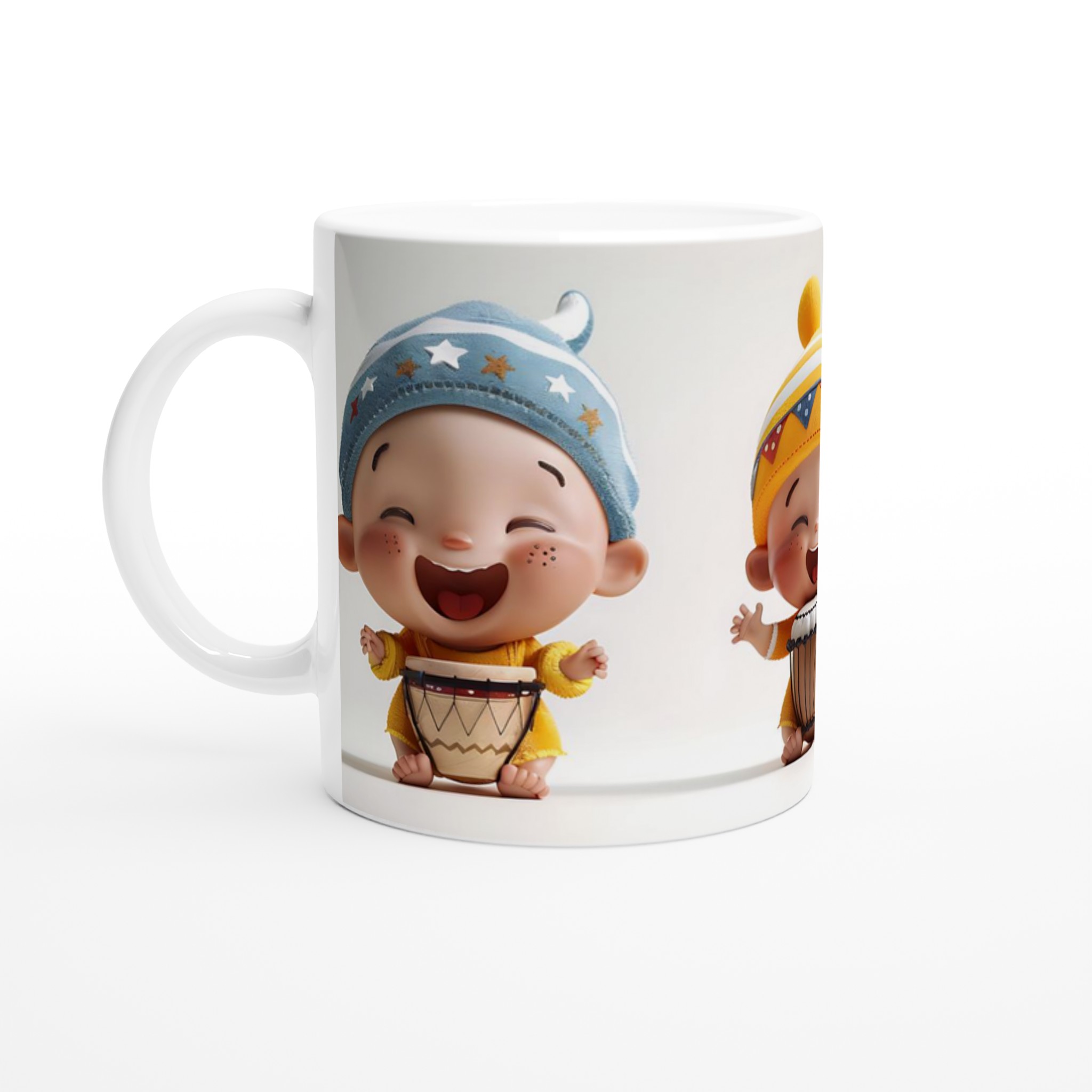 Glädjefyllda Babytrummisar – 11oz Keramikmugg i ditt val av sju lekfulla färger 1 fd434794-b4cf-46ac-948f-f4cb297dfeea