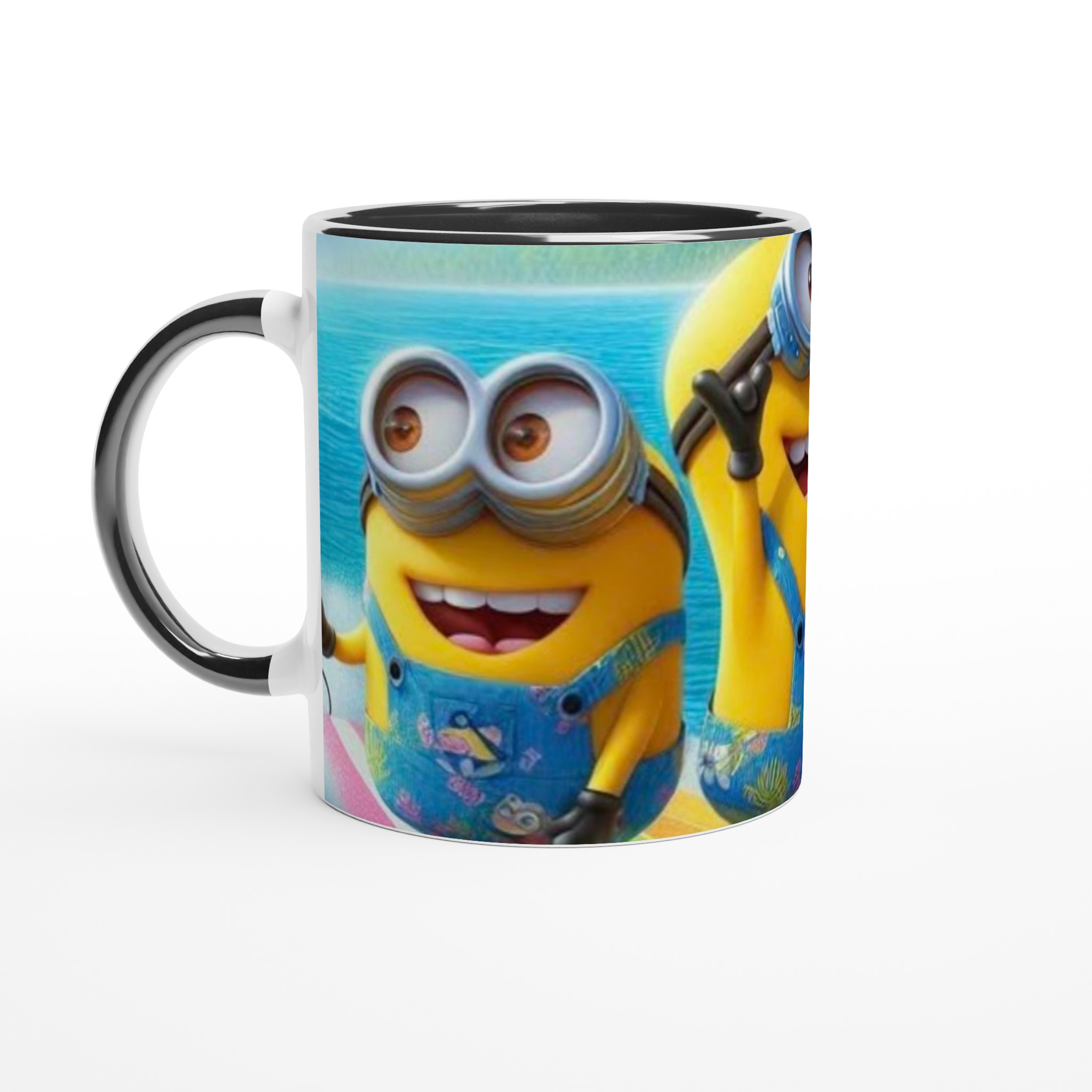 Vit 11oz Keramisk Mugg med Färgstarkt Roligt Motiv – Fånga Sommarens Glädje i Sju Livfulla Färger 4 fd537164-37c2-40c9-8ebb-70e553b0de69