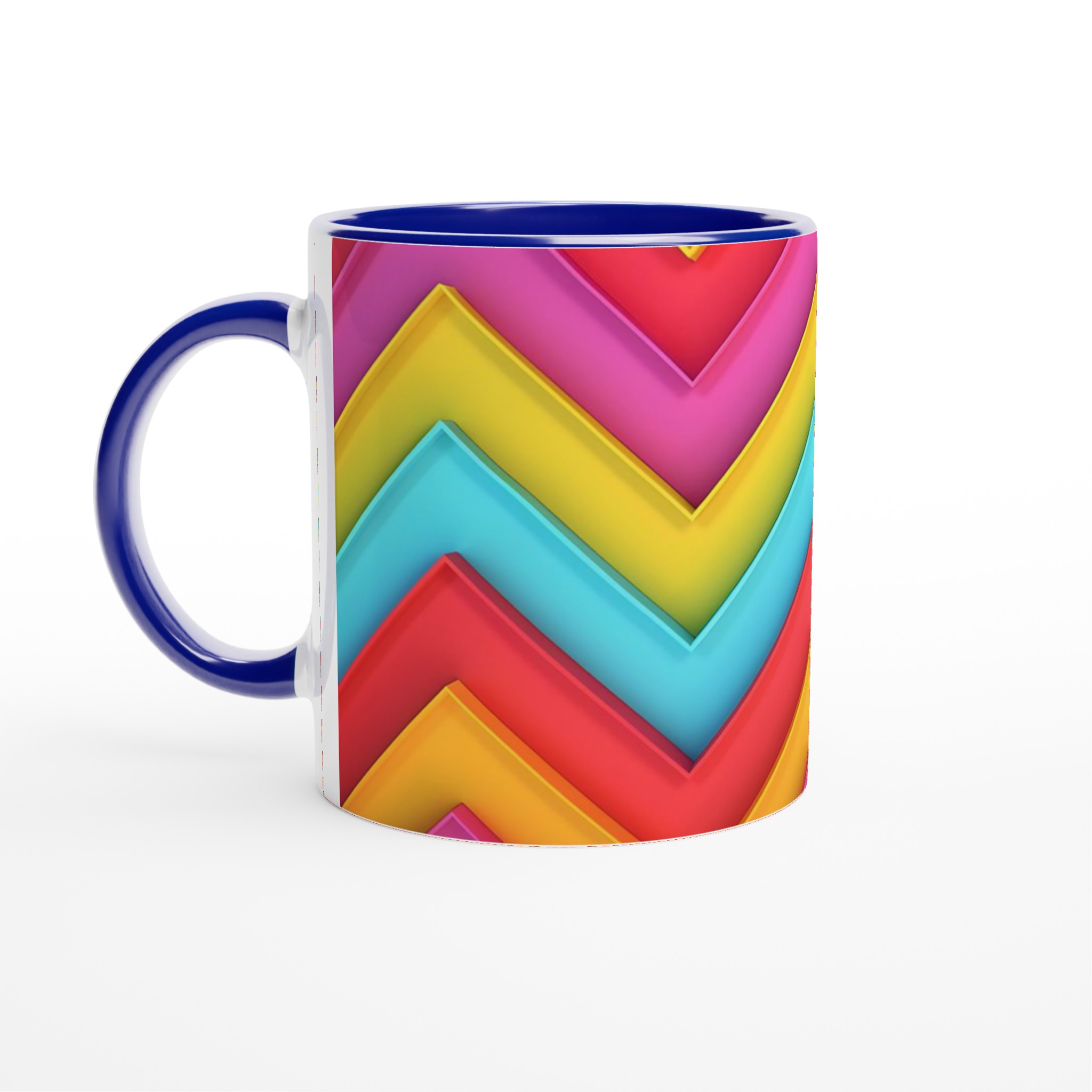 Färgglad Chevron Keramisk Mugg - Välj bland 7 Livfulla Nyanser för Din Perfekta Kaffestund! 2 fd54127a-5252-41b0-b209-eeebea1744ba