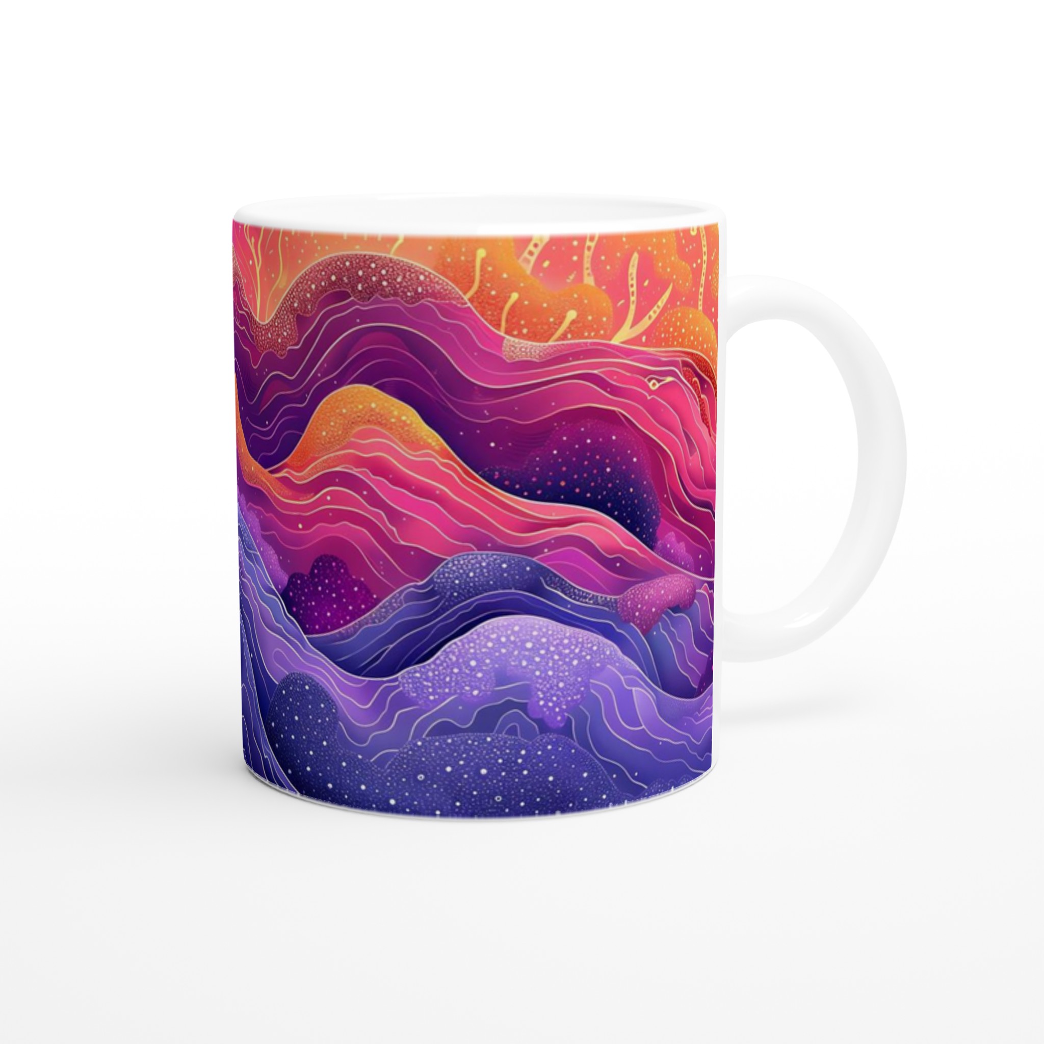 Magisk Bergskedja – 11oz Keramisk Mugg för Kaffe & Te i Sju Färgstarka Nyanser 9 fd618916-a5a8-41a4-a990-473d44e61d03
