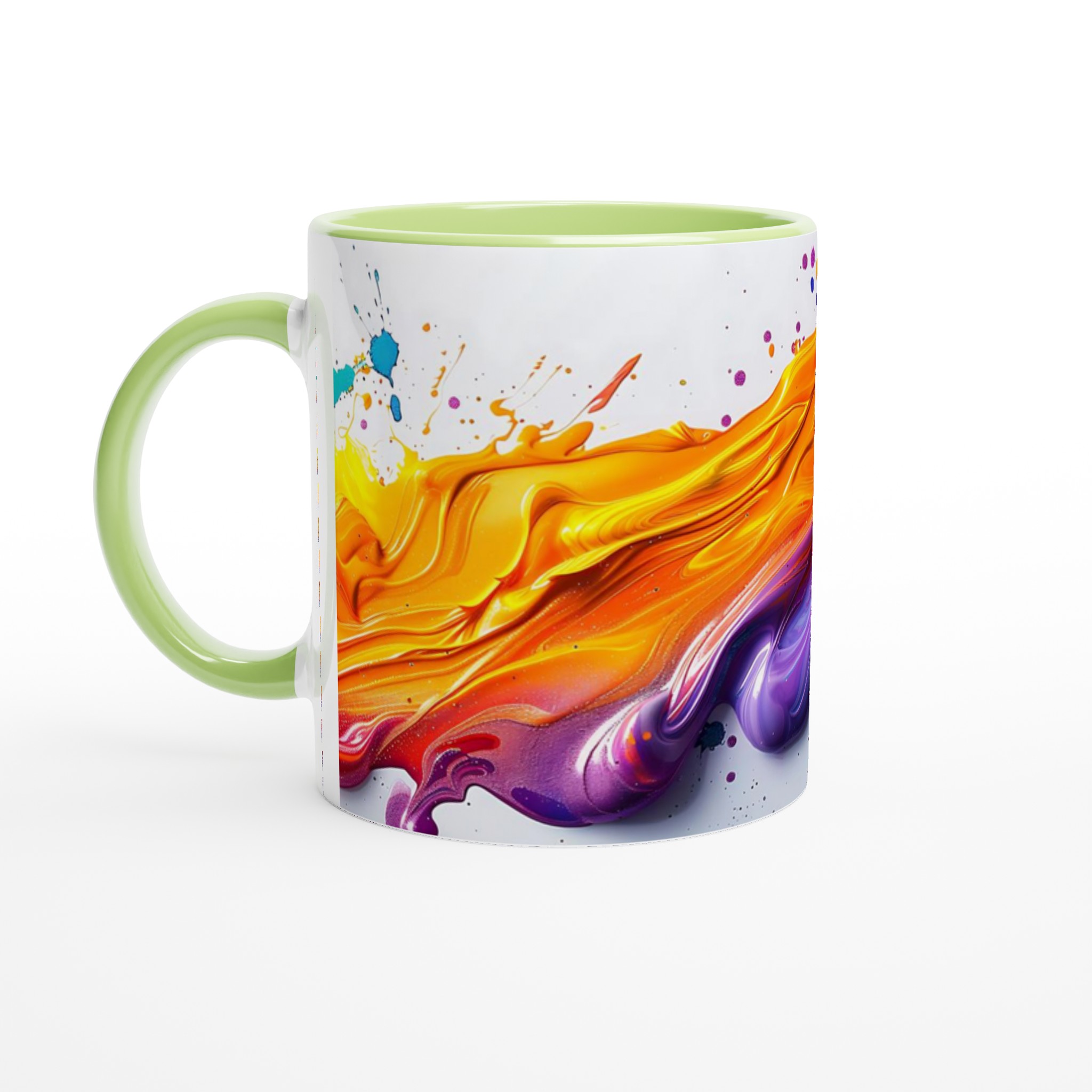 Konstnärlig Färgexplosion 11oz Keramisk Mugg – Välj bland 7 Livfulla Färger för din Personliga Stil! 7 fd6eeb29-2de2-43d3-9b1e-327168759ea1