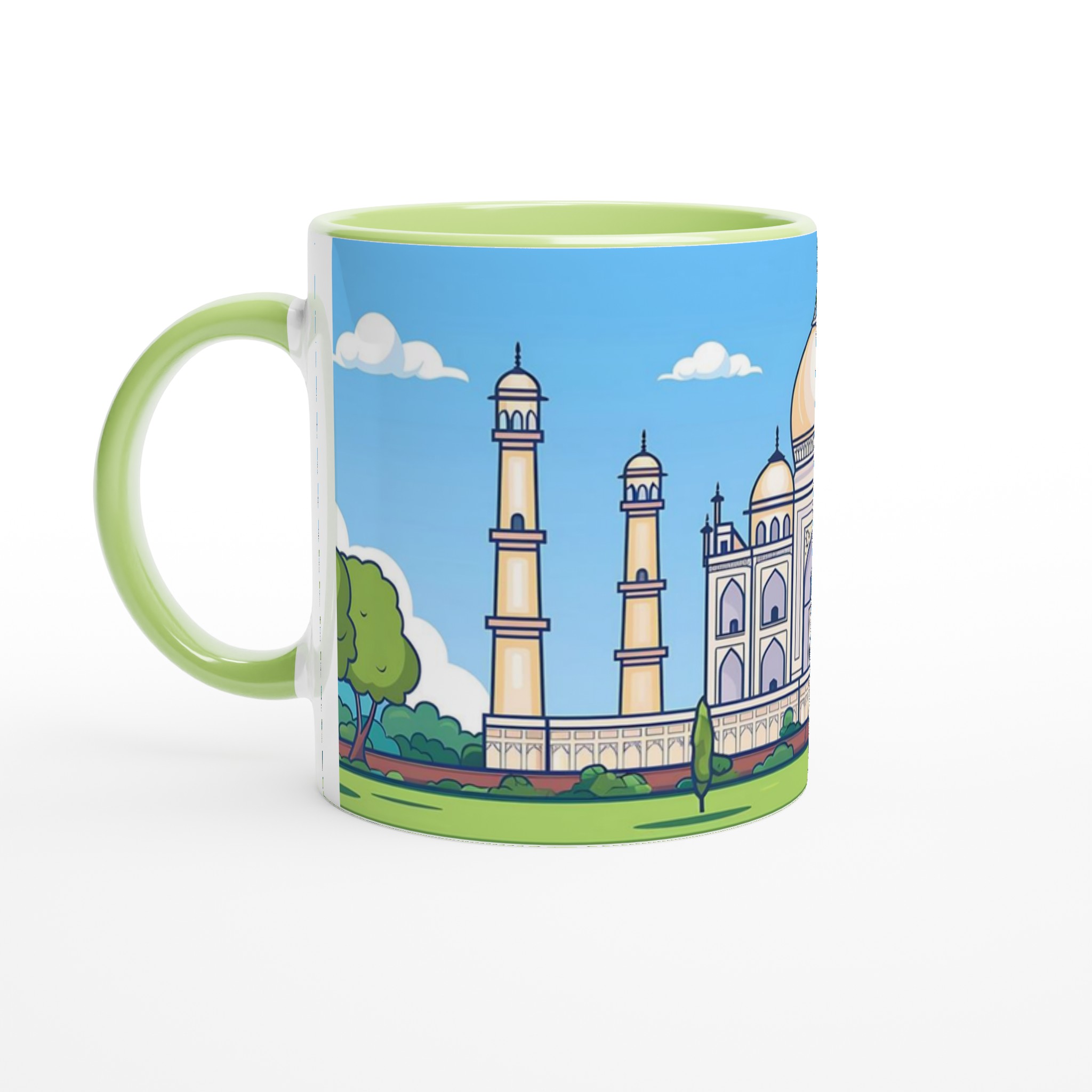 Taj Mahal Inspirerad Keramikmugg - Lyxig Design för Din Favoritdryck, Välj Bland 7 Färger! 7 fd7937dc-b58e-4744-b042-51e4b9362ec9