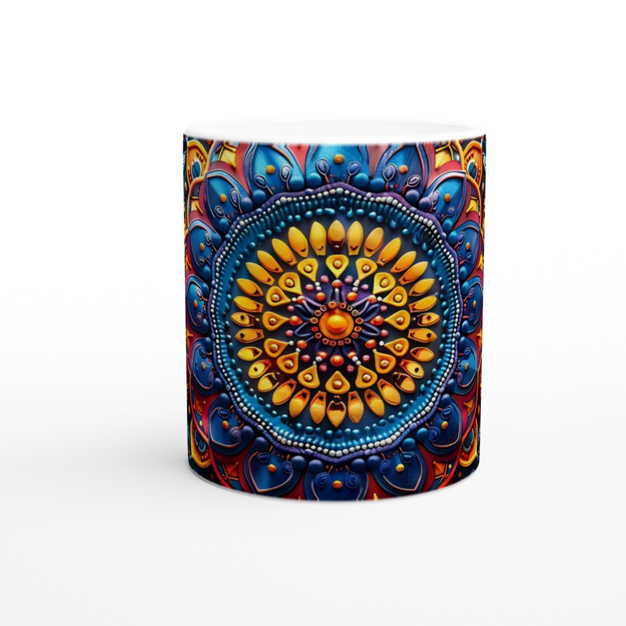 Konstfull Mandala Keramikmugg – Vibrerande Design för Färgstarka Stunder 8 fd7ab720-2f51-4b92-9687-74d9148d2853