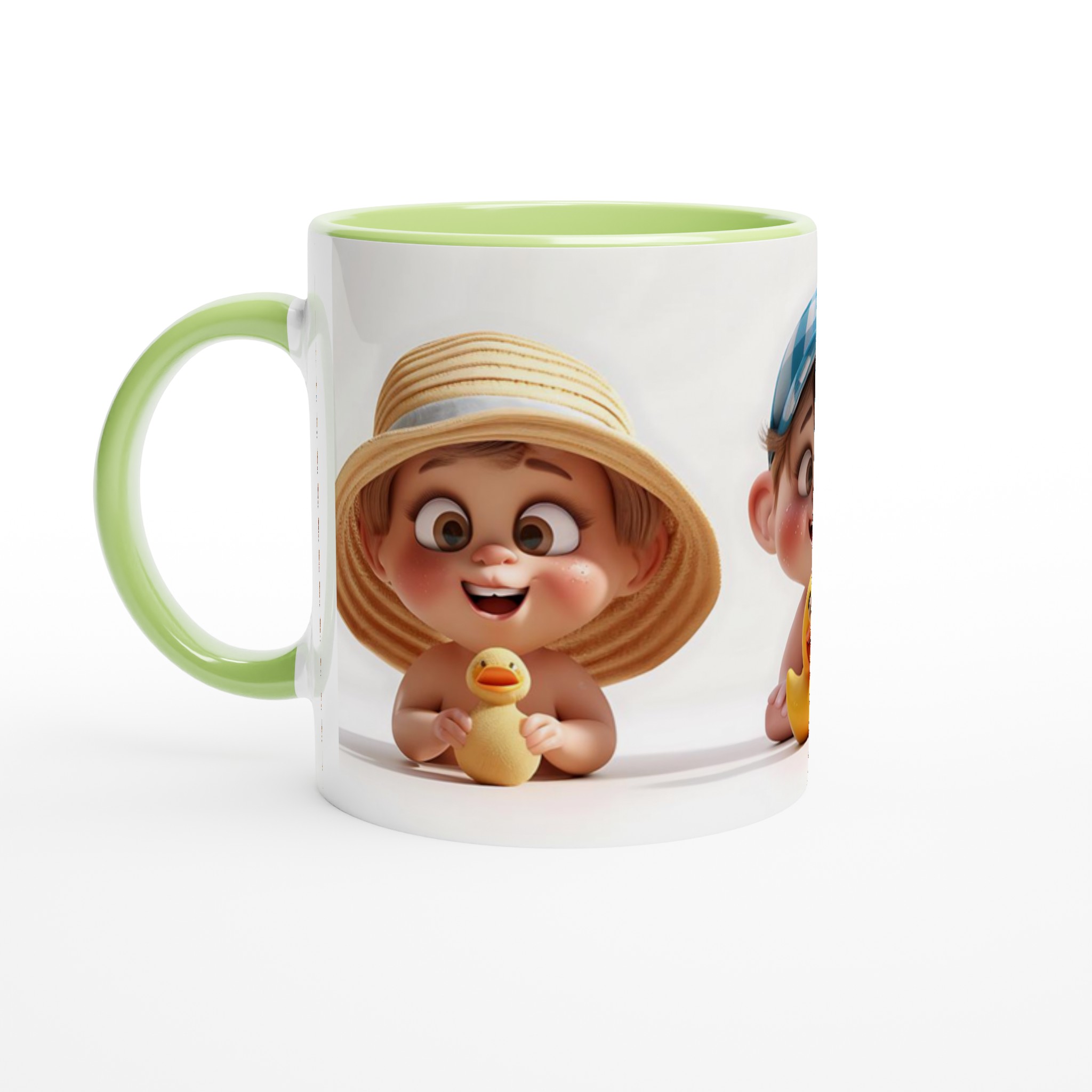 Söta Baby- och Ank-motiv Mugg – 11 oz premium keramik för glada stunder, välj din färg! 7 fd7c41aa-f1b2-42cb-92f7-1dfa677cfeff