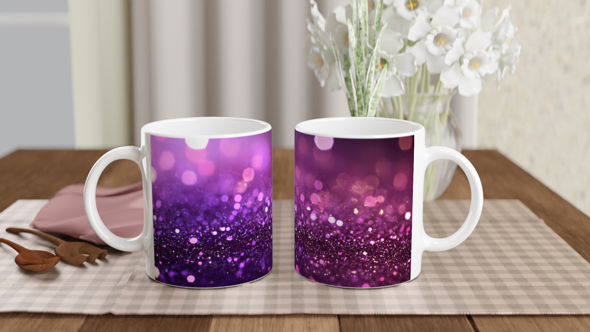 Glittrande Stjärnhimmel – 11oz Keramikmugg i ditt Val av Sju Färgstarka Nyanser 10 fdd7fca2-14d0-4441-a902-aef2e715d219