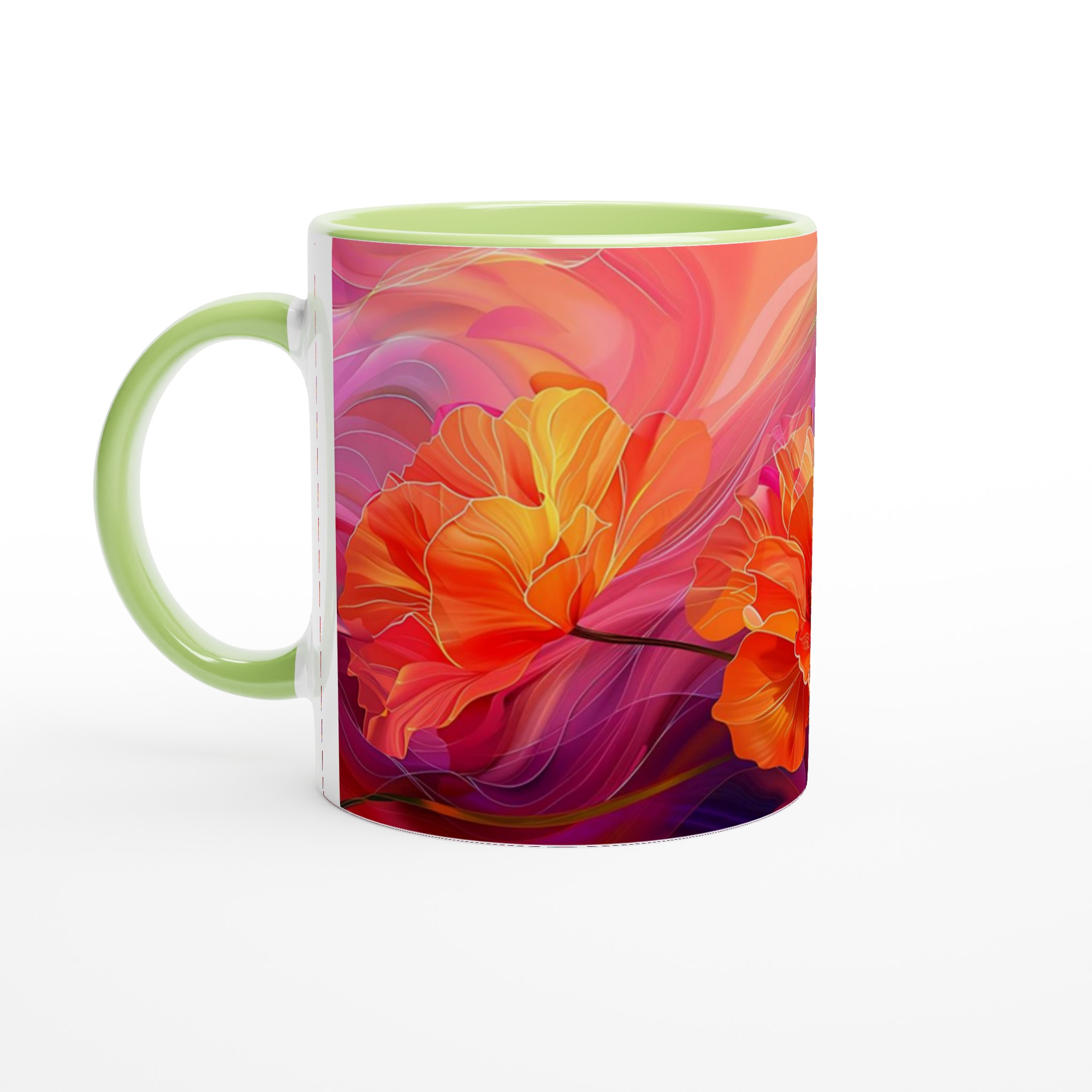 Abstrakt Blomster Keramikmugg – Konstnärlig Kaffekopp i Välj Din Färg! 7 fde404bc-1fe6-4e8c-b03c-13997ed1dfa9