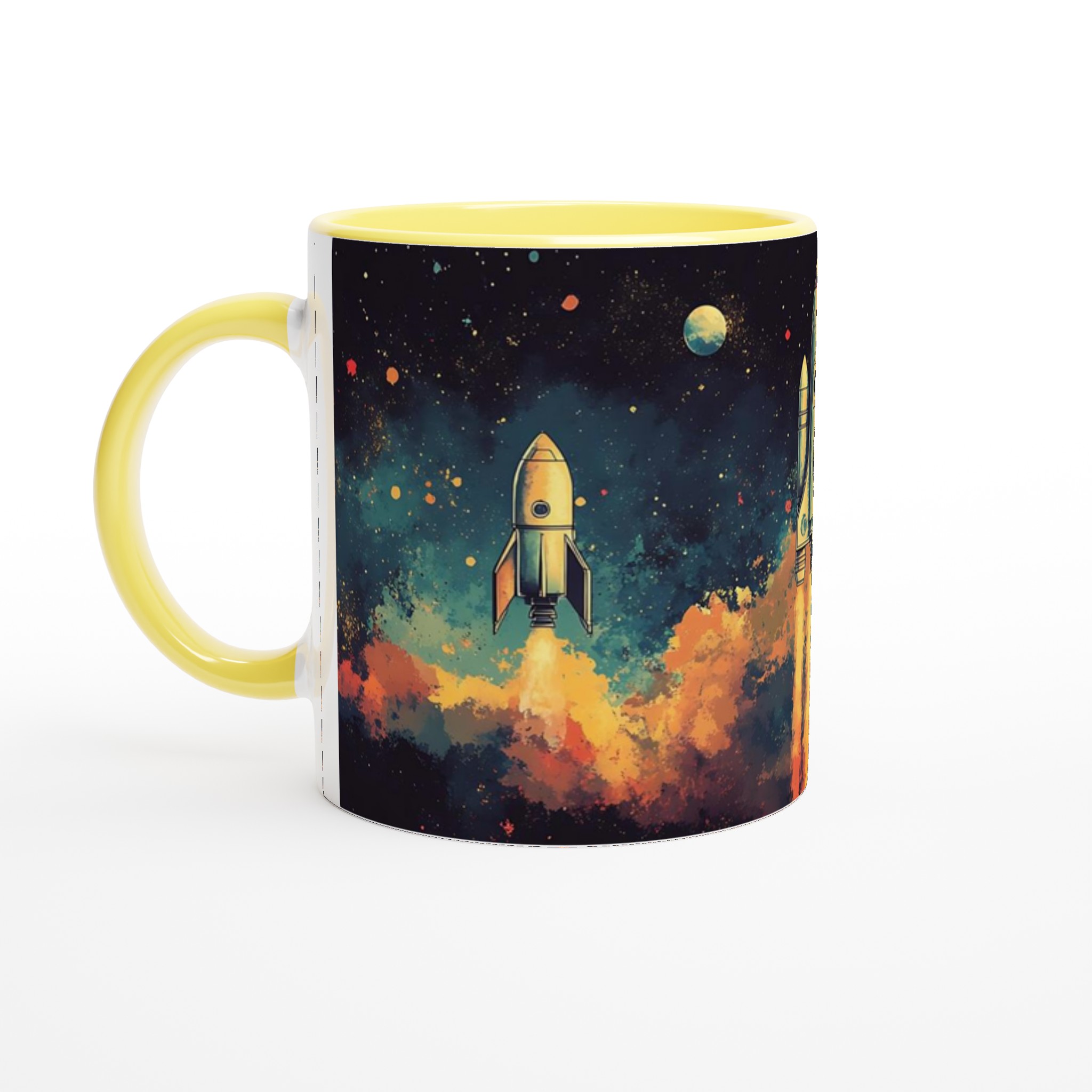 Space Voyage Keramikmugg - 11oz, Välj bland 7 Färger för Dina Intergalaktiska Äventyr 3 fdf9461e-b219-4820-a434-950fd76ebab1