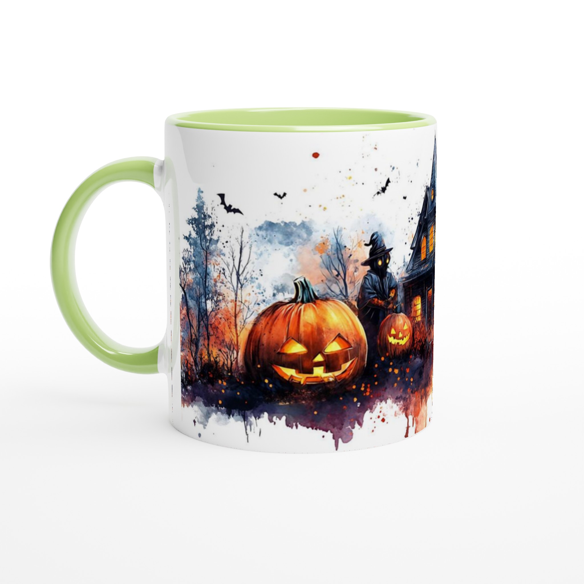 Spooky Halloween Jack-O'-Lantern Keramikmugg – Perfekt för Höstmys i Valfri Färg! 7 fe2b1459-b516-4925-ac7a-ff146e064648