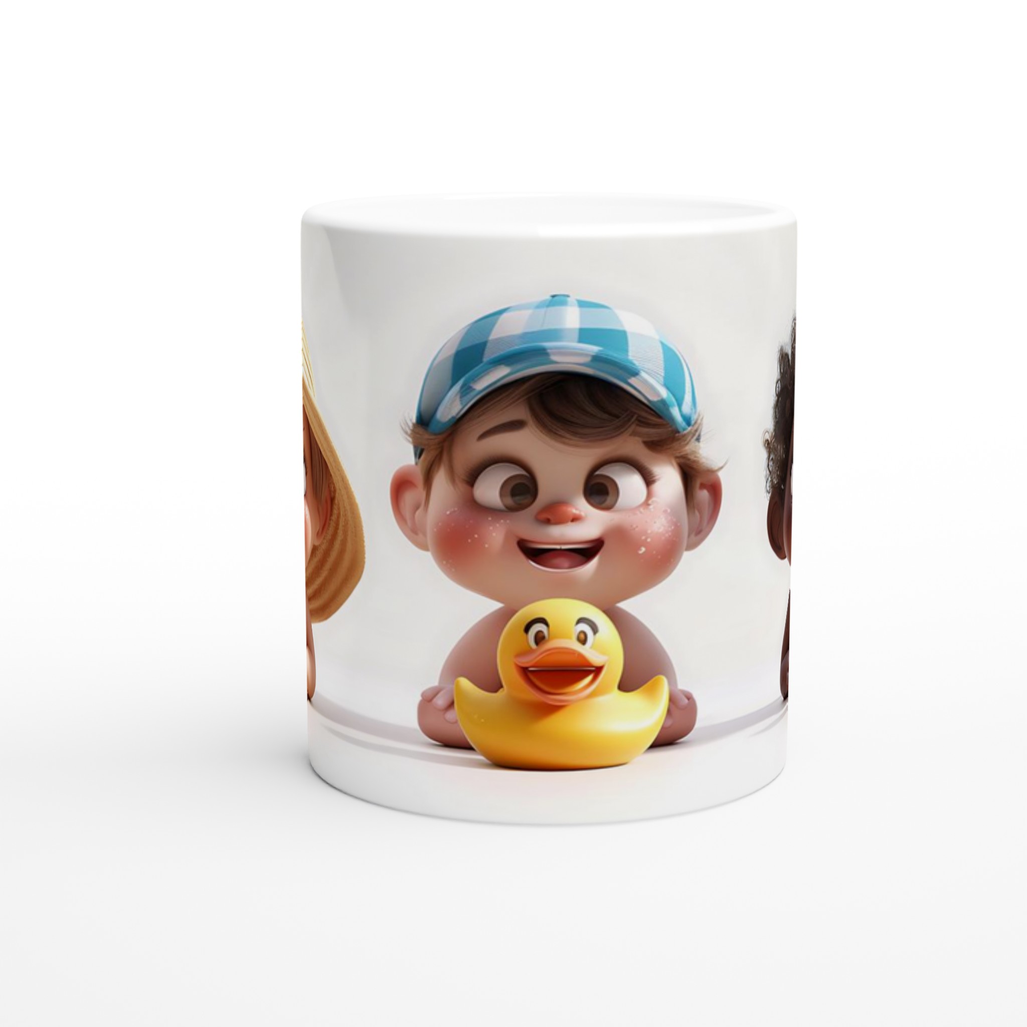 Söta Baby- och Ank-motiv Mugg – 11 oz premium keramik för glada stunder, välj din färg! 8 fe382f6d-1c83-429b-beb7-1f29d6b61e6a