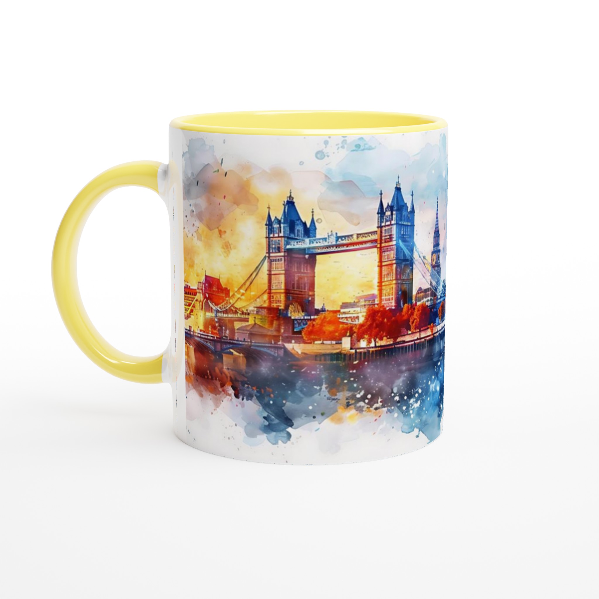 London Watercolor Skyline Mugg – Upplev stadens magi i varje klunk, välj din favoritfärg! 3 fe8480a7-5281-47c4-ab19-45c3f0fa41e2
