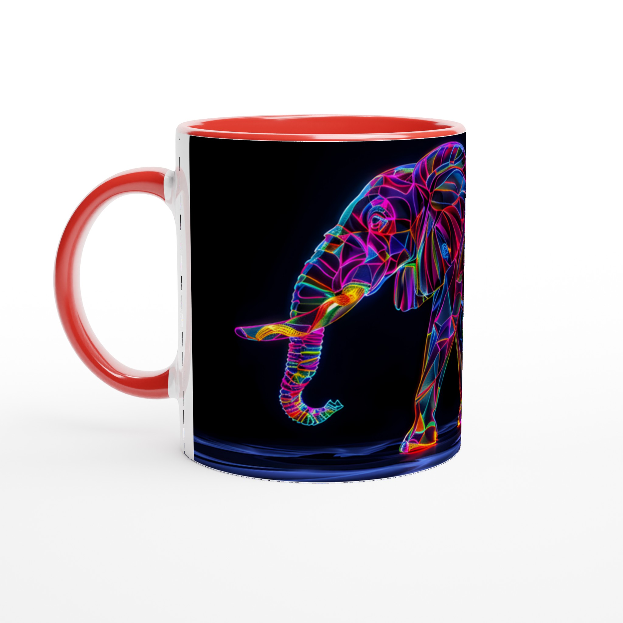 Neon Elefant Design Mugg – Lysande 11oz Keramikmugg i ditt Val av Färg 5 fe87e7be-44cc-4953-b48b-5d77458d12a9