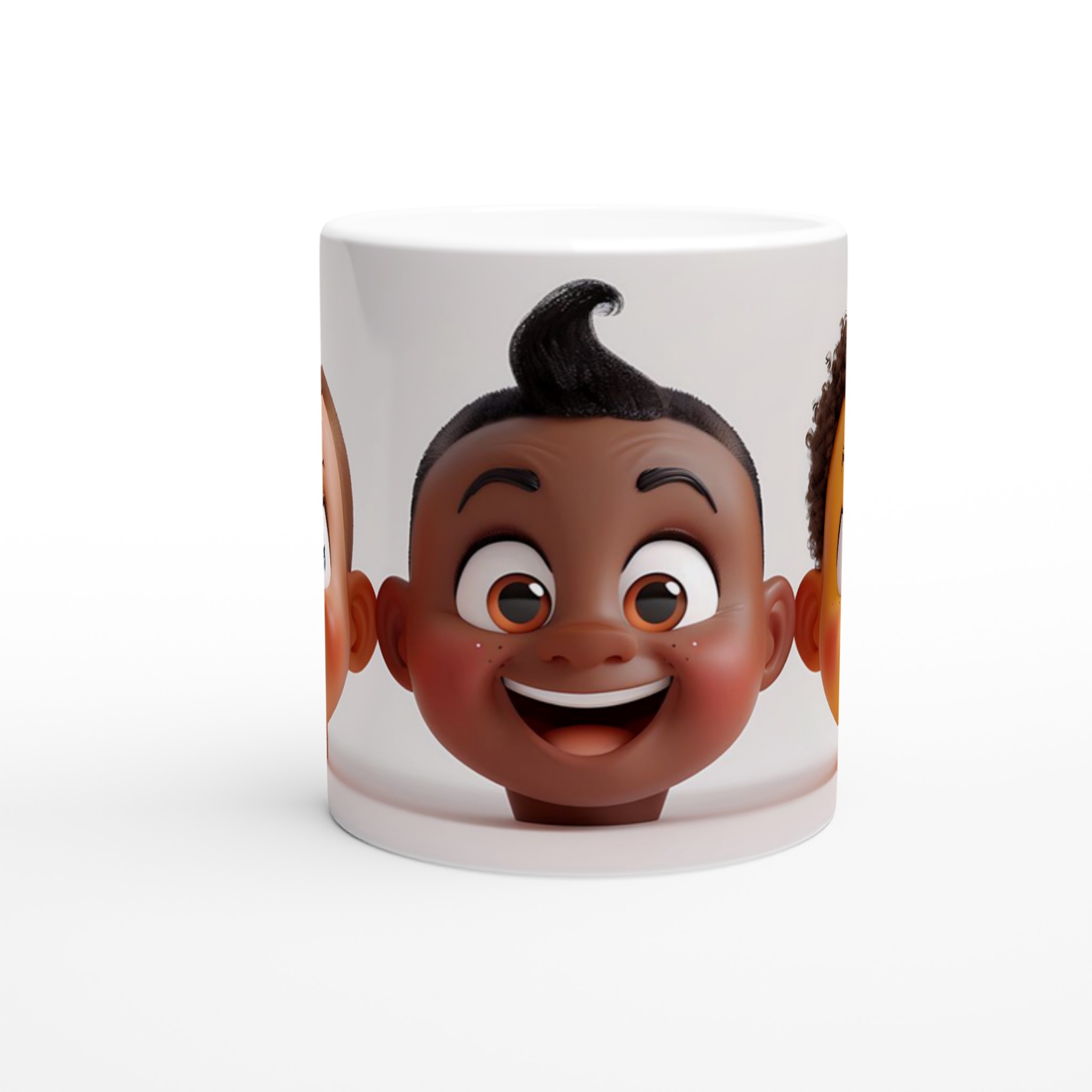 Glad Cartoon Ansiktsmugg – 11oz Keramikmugg i ditt val av sju livliga färger 8 fe928838-579b-4012-8443-4adf6d5089c0