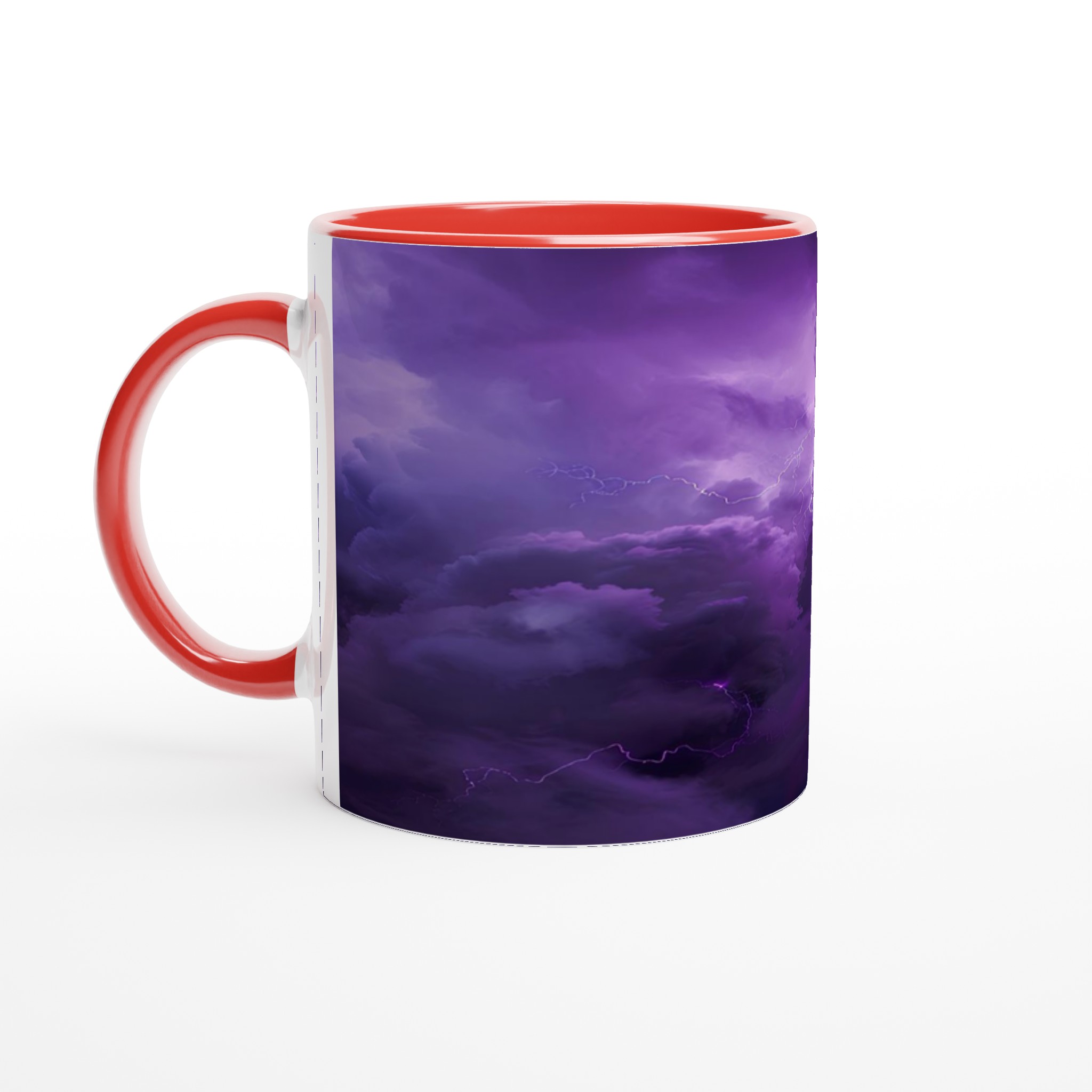 Åskväder & Lila Moln 11oz Keramisk Mugg – Välj bland 7 Livfulla Färger 5 feb691bd-e17c-4ffe-9f5f-82b1a3b496e6