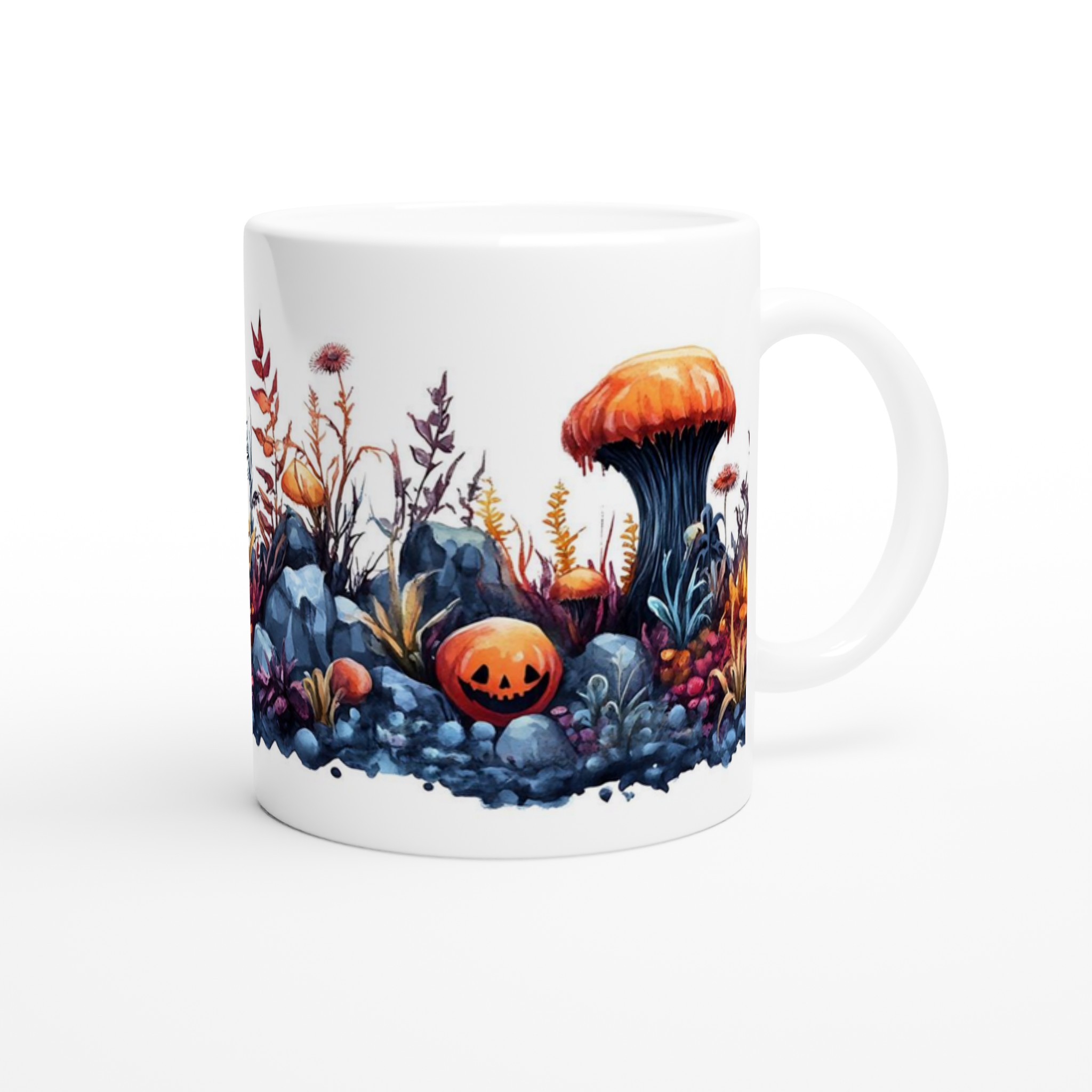Mörk Fantasy Skog Keramikmugg - 11oz, Välj mellan 7 levande färger för din unika stil 9 fece5ce9-fe1f-4751-abff-ecc08d07a65c