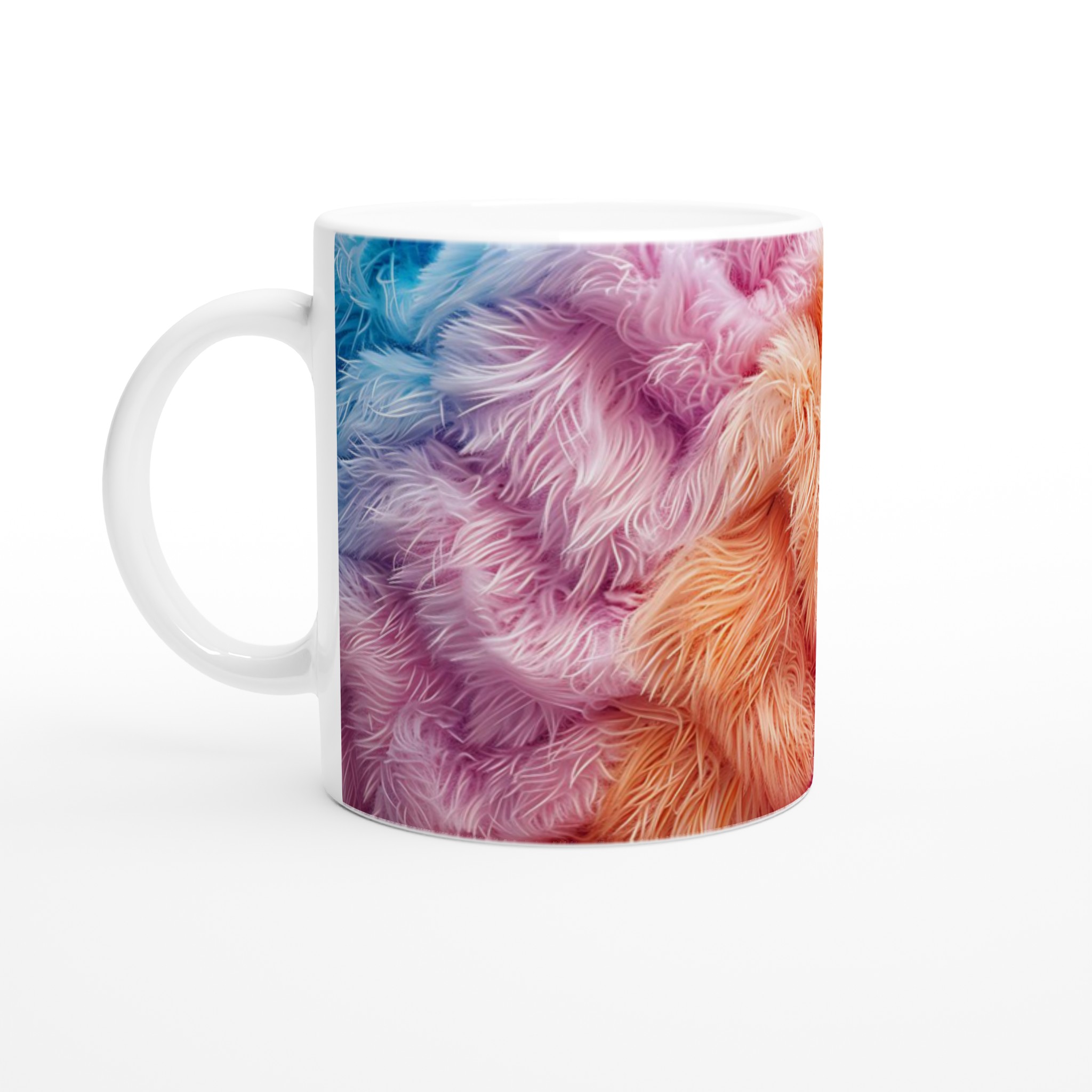 Färgstark Vit 11oz Keramisk Mugg med Livfulla Färgval för Din Favoritdryck 1 fee3dca1-ce1a-485f-9028-a24e1f0356b7