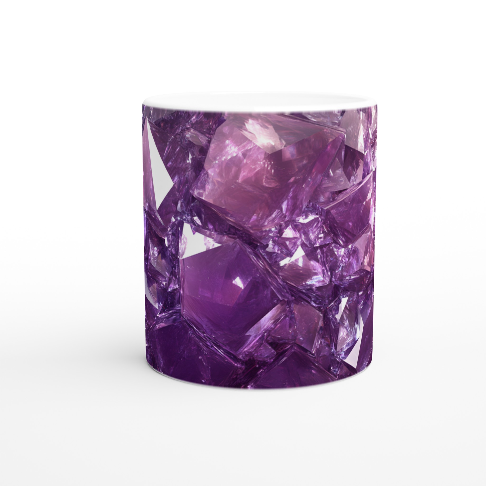 Ametistglänsande Keramisk Mugg – 11oz Kristallklar Design i Flera Färger 8 fef0086e-442e-49d6-9b6f-6999c9c00494
