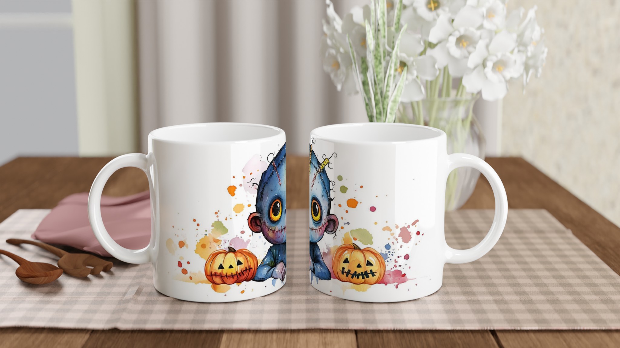 Söt Frankenstein Mugg – Unik Halloween Design på 11oz Keramisk Mugg 10 ff7a8fa5-2c4e-46d6-8ad4-1da1994ff95f